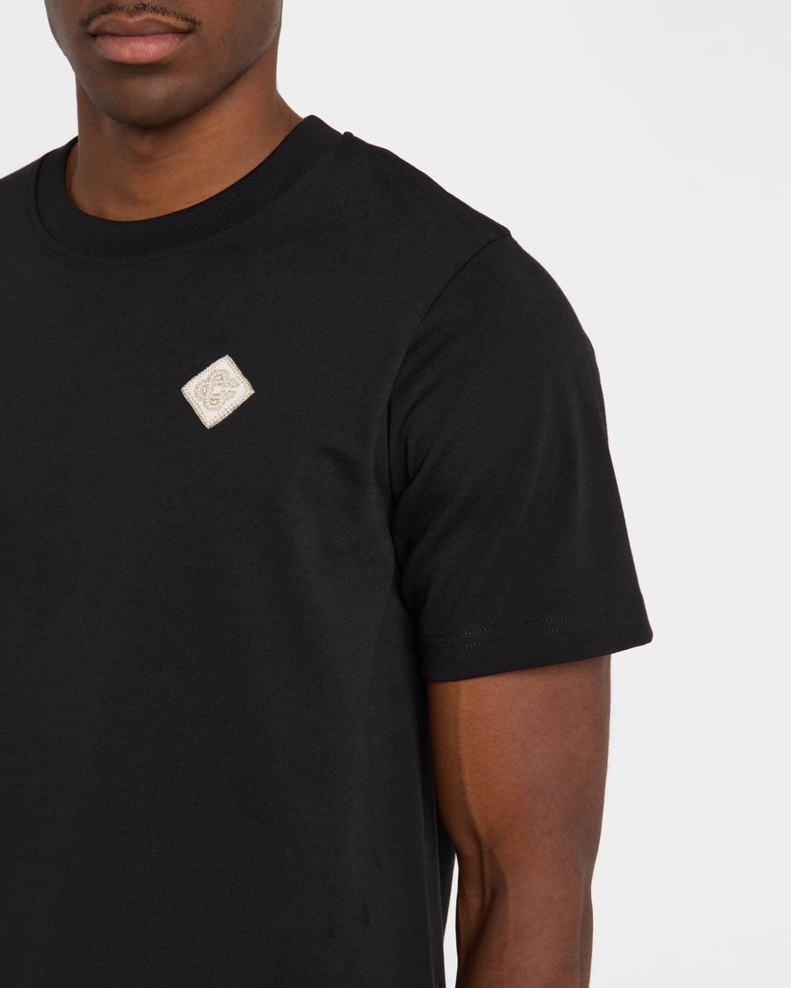 Men's Embellished Patch T-Shirt Product Image