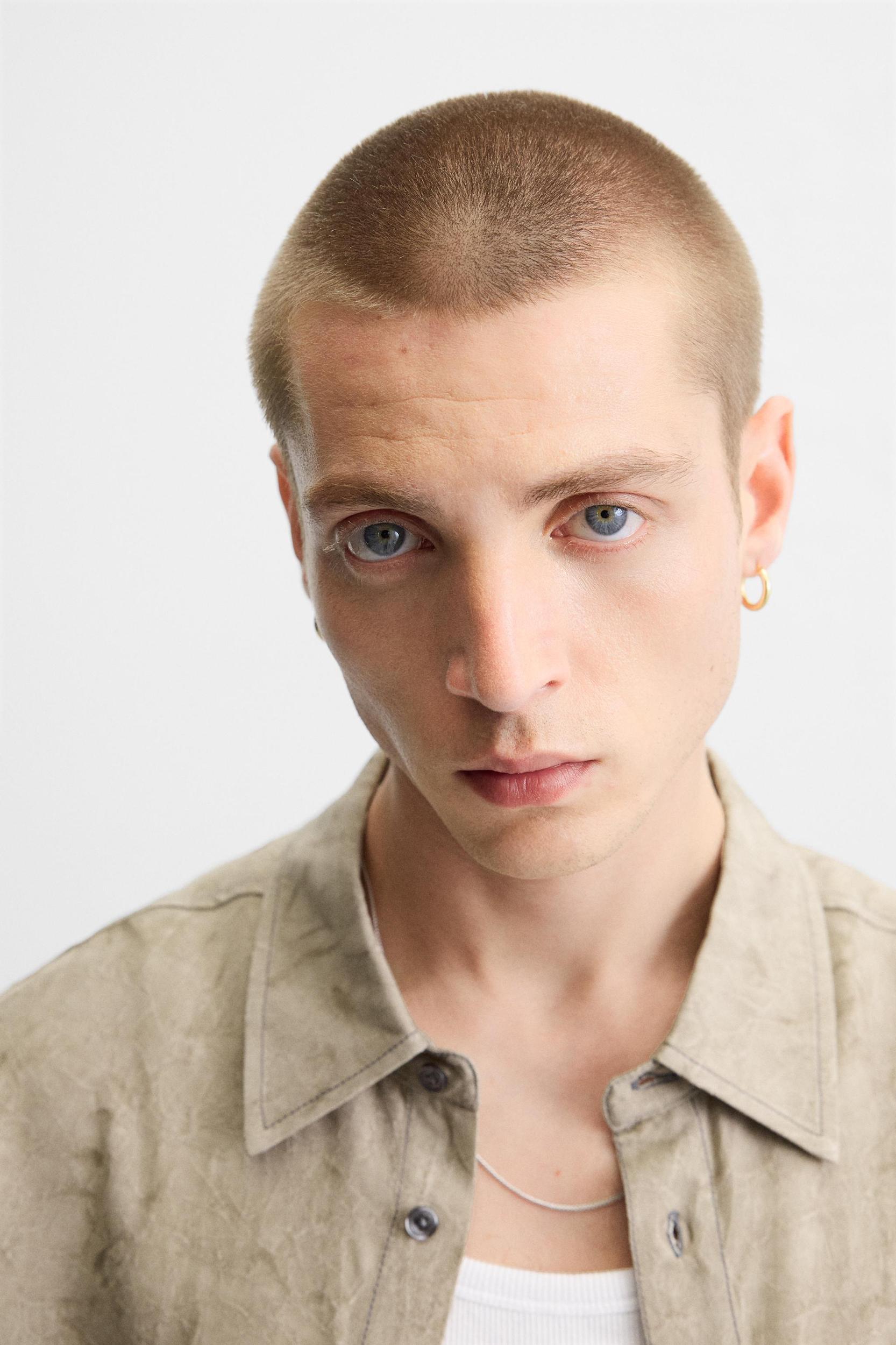 VISCOSE JACQUARD SHIRT Product Image