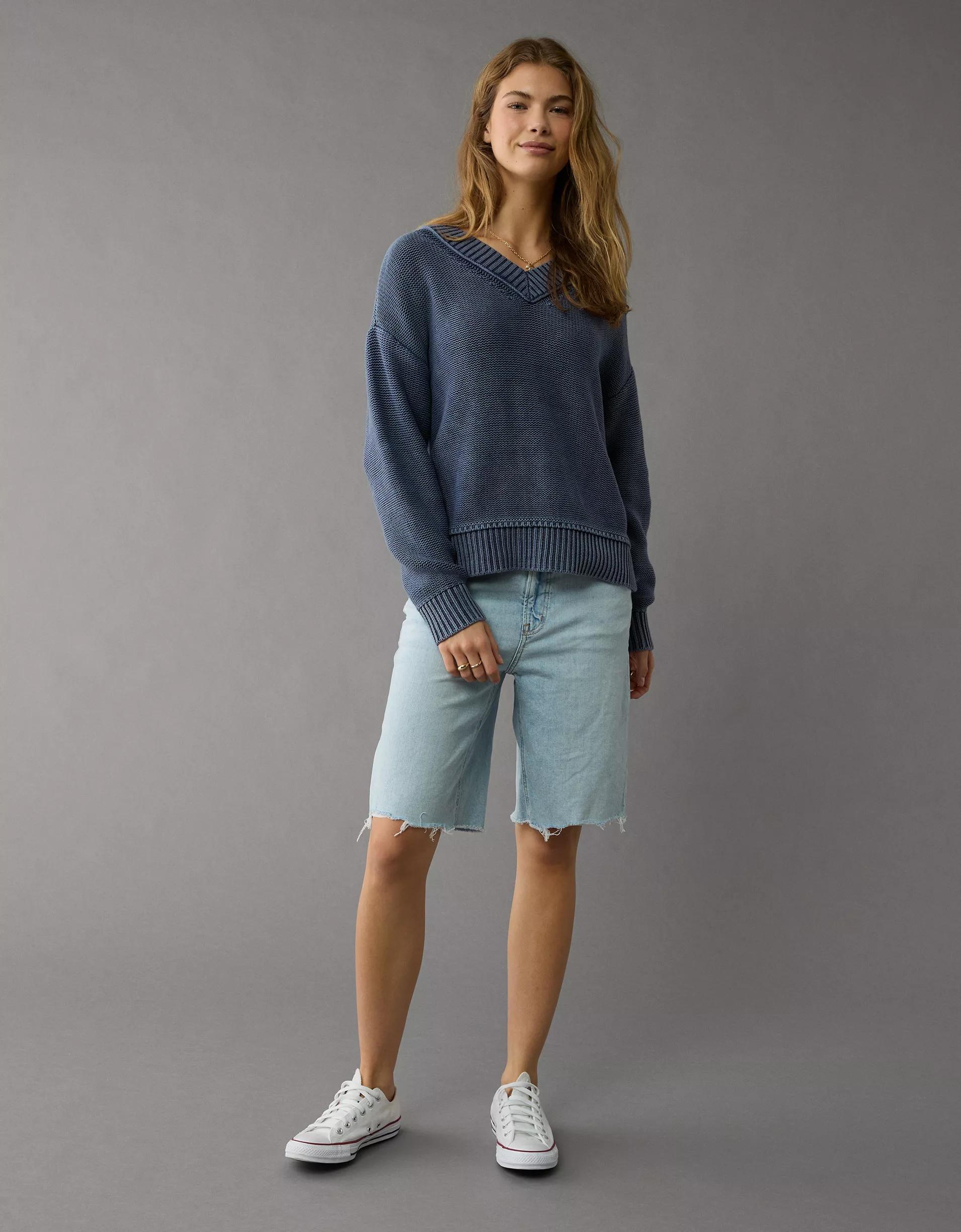 AE Long Weekend V-Neck Sweater Product Image