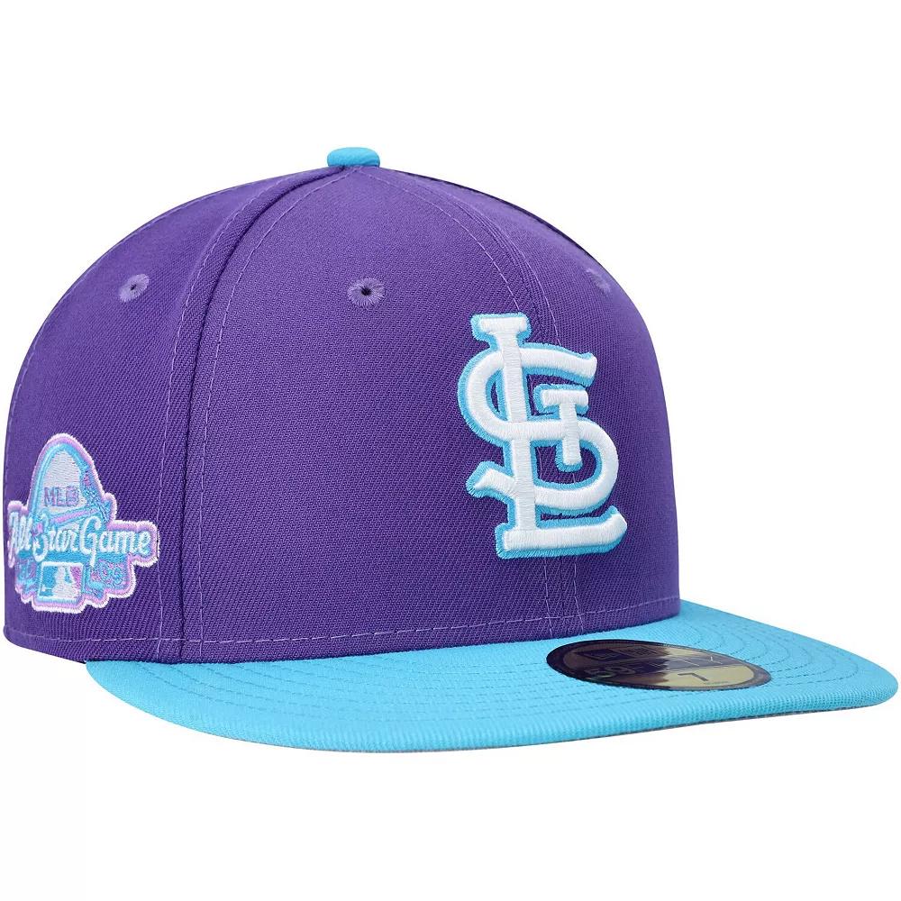 Men's New Era Purple St. Louis Cardinals Vice 59FIFTY Fitted Hat, Size: 7 3/4 Product Image