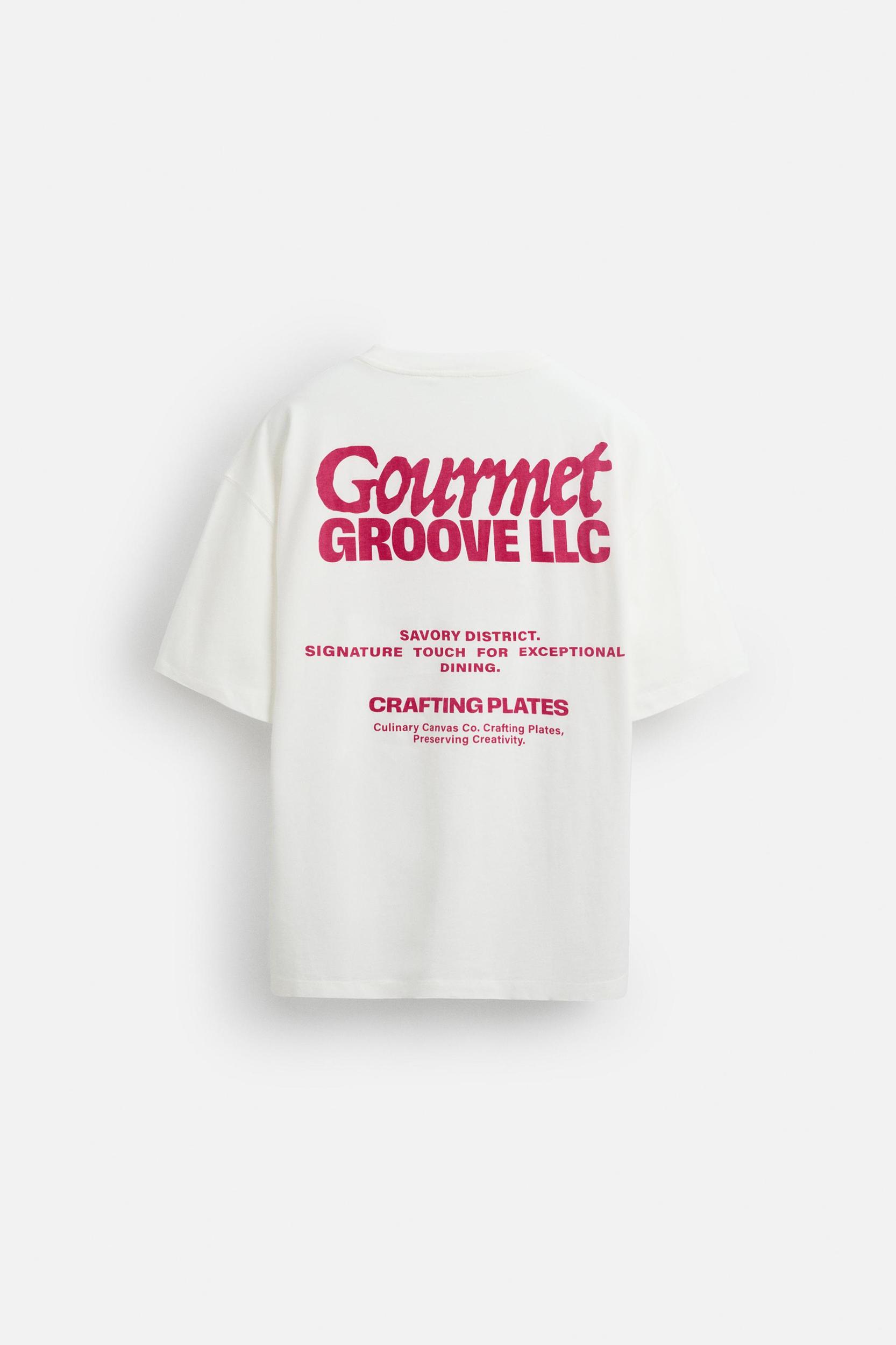 PRINTED TEXT T-SHIRT Product Image