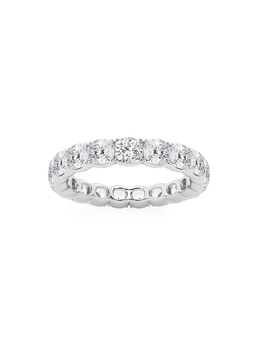 Womens Platinum & Cushion-Cut Lab-Grown Diamond Eternity Band/3.00-5.00 TCW Product Image