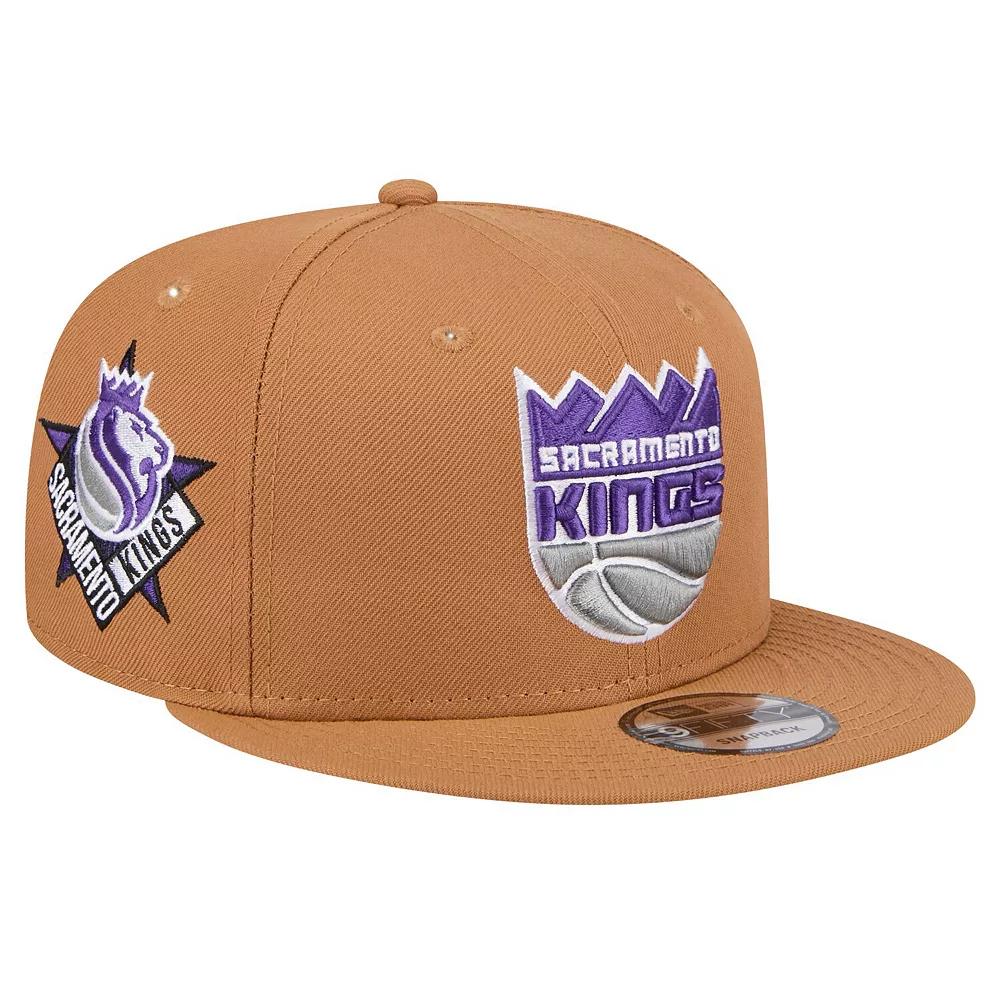 Men's New Era Tan Sacramento Kings Color Pack 9FIFTY Snapback Hat, Kng Team Product Image