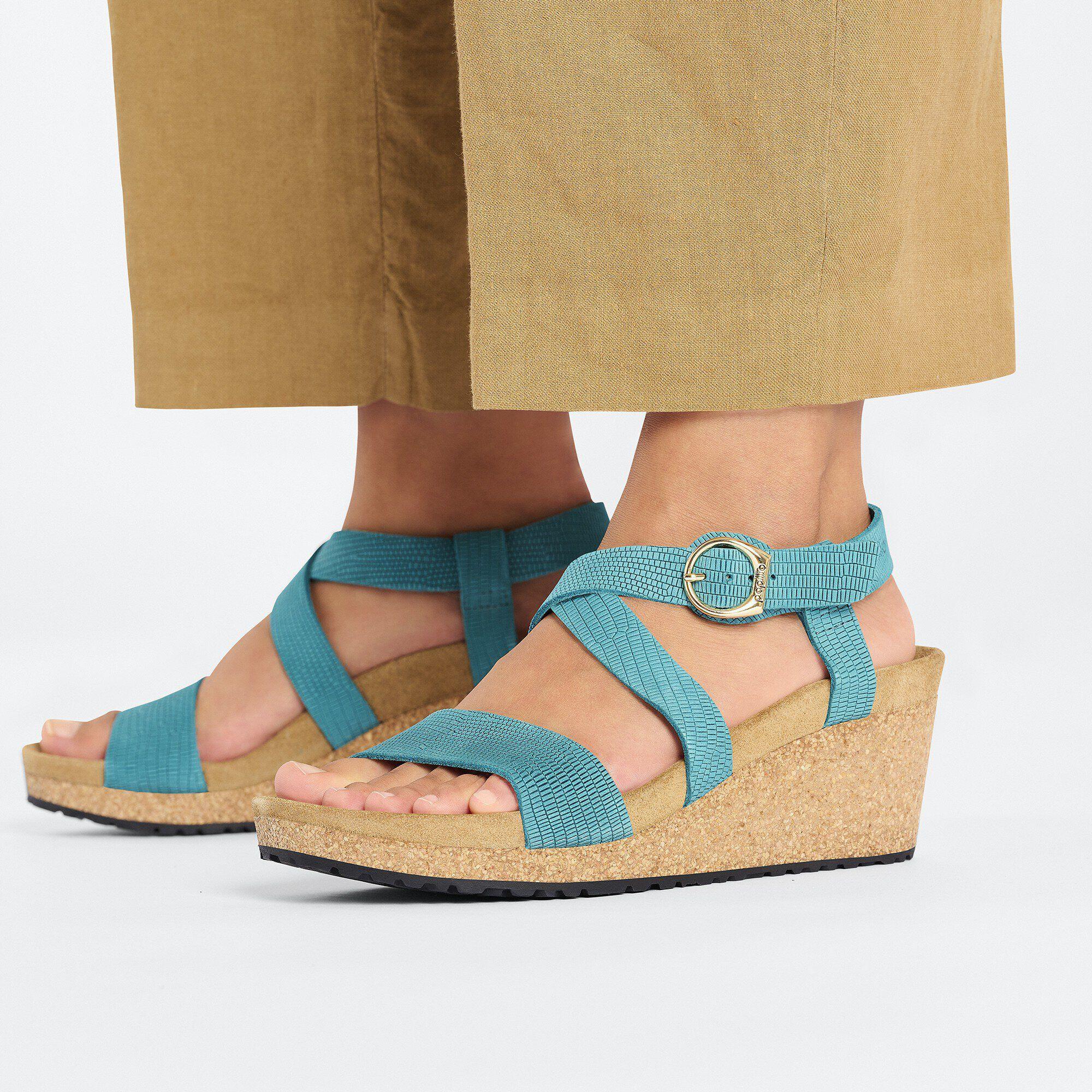 Sibyl Ring-Buckle Nubuck Leather Embossed Product Image