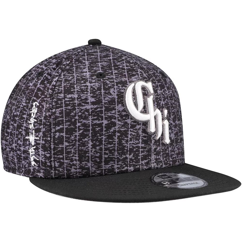 Men's New Era Black Chicago White Sox City Connect 9FIFTY Snapback Hat Product Image
