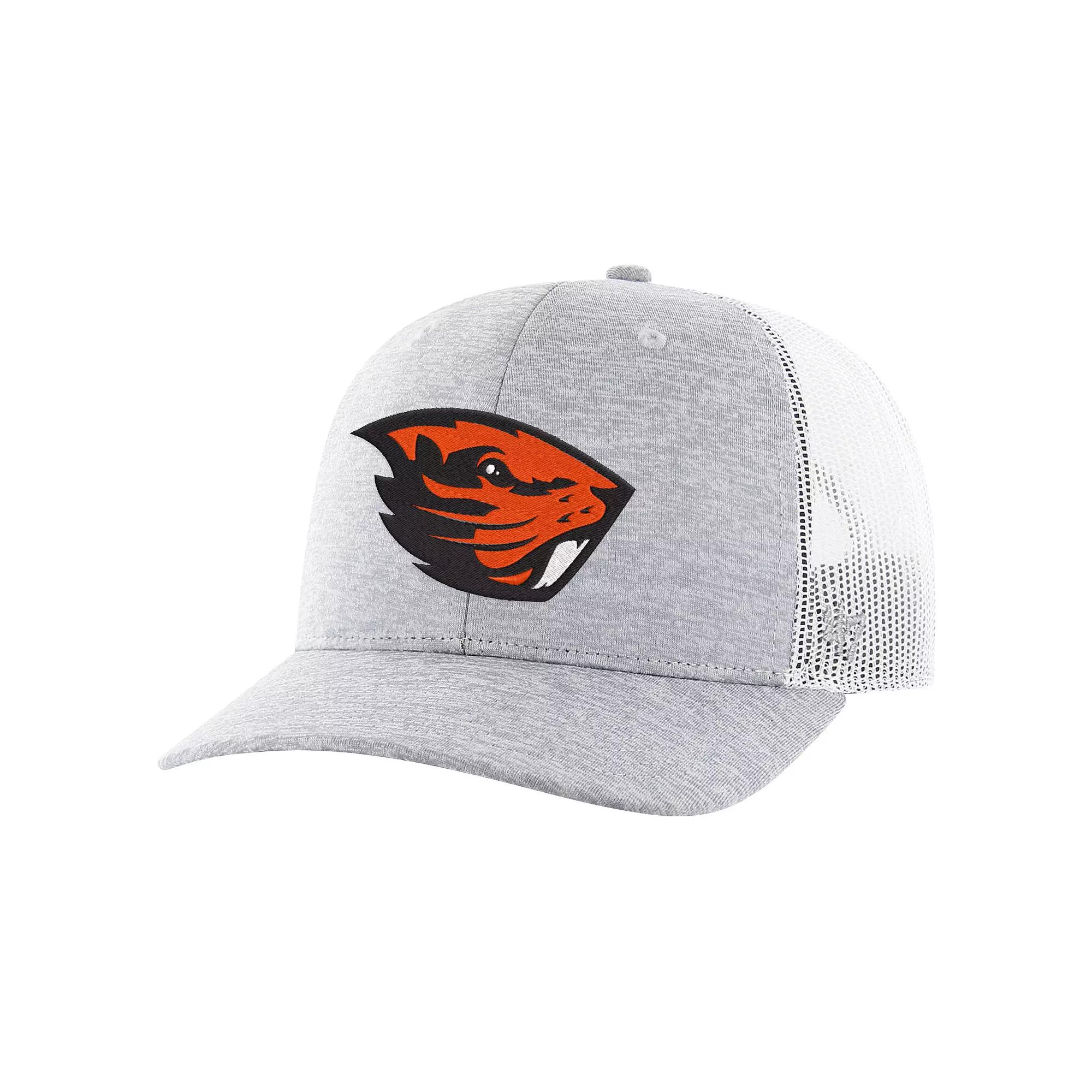 Men's '47 Gray Oregon State Beavers Harrington Trucker Adjustable Hat, Grey Product Image
