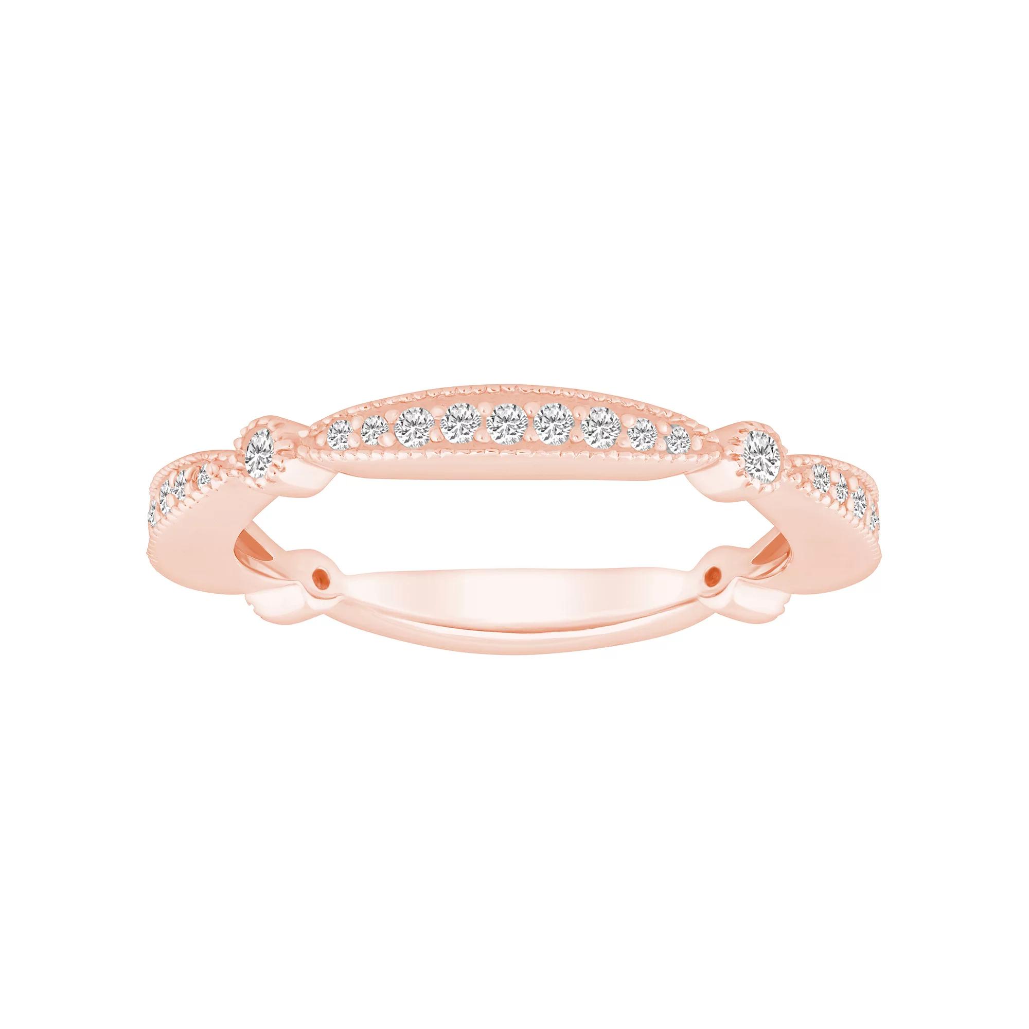 HDI 10k Gold 1/4 Carat T.W. Diamond Wedding Ring, Women's,  Product Image