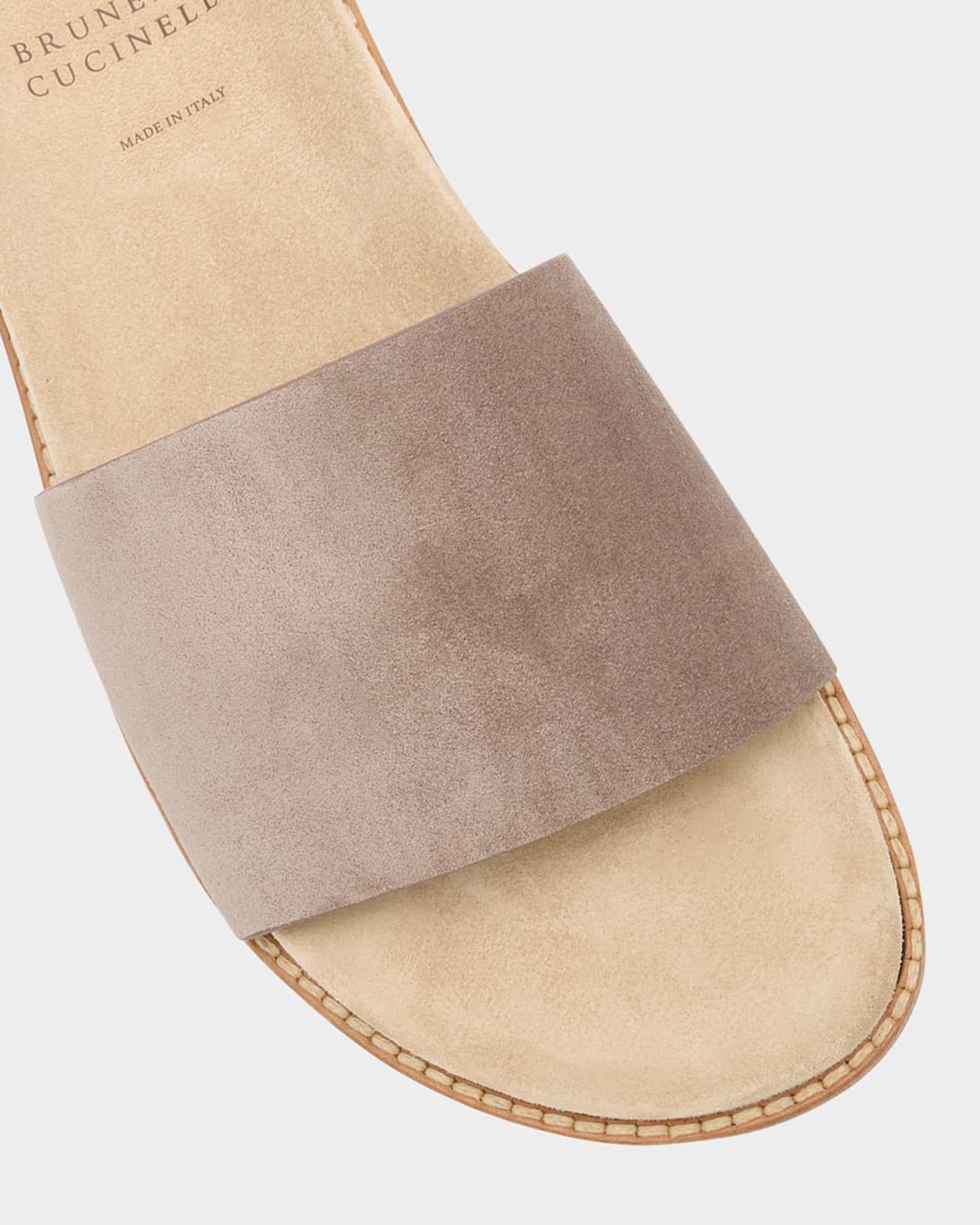 Men's Suede Slide Sandals Product Image