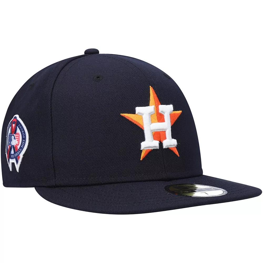 Men's New Era Navy Houston Astros 9/11 Memorial Side Patch 59FIFTY Fitted Hat,  Product Image