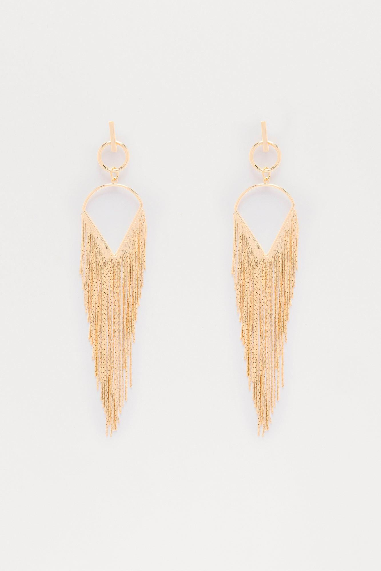 Undeniable Drop Earrings - Gold Female Product Image