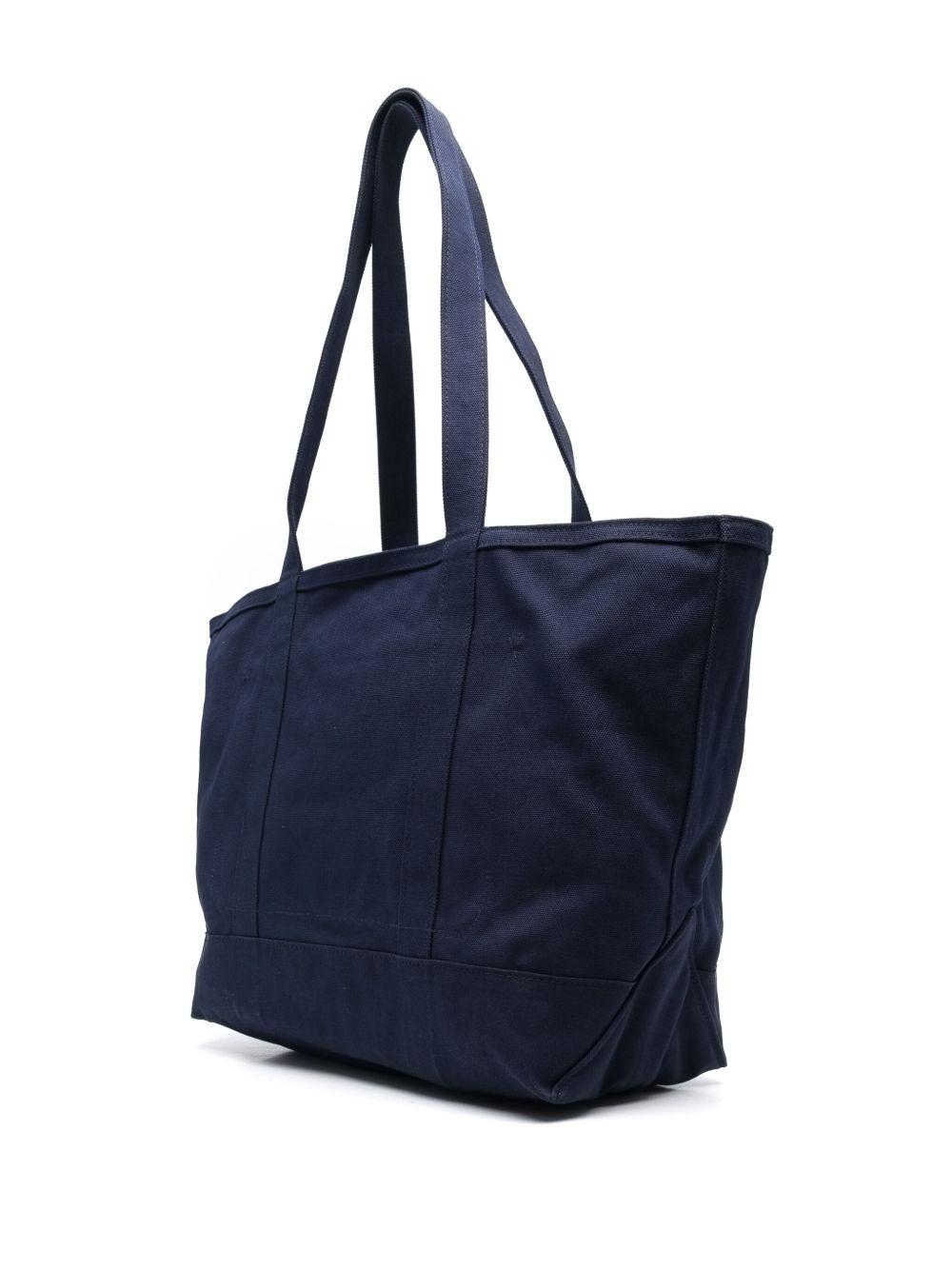 Polo Bear canvas tote bag  Product Image