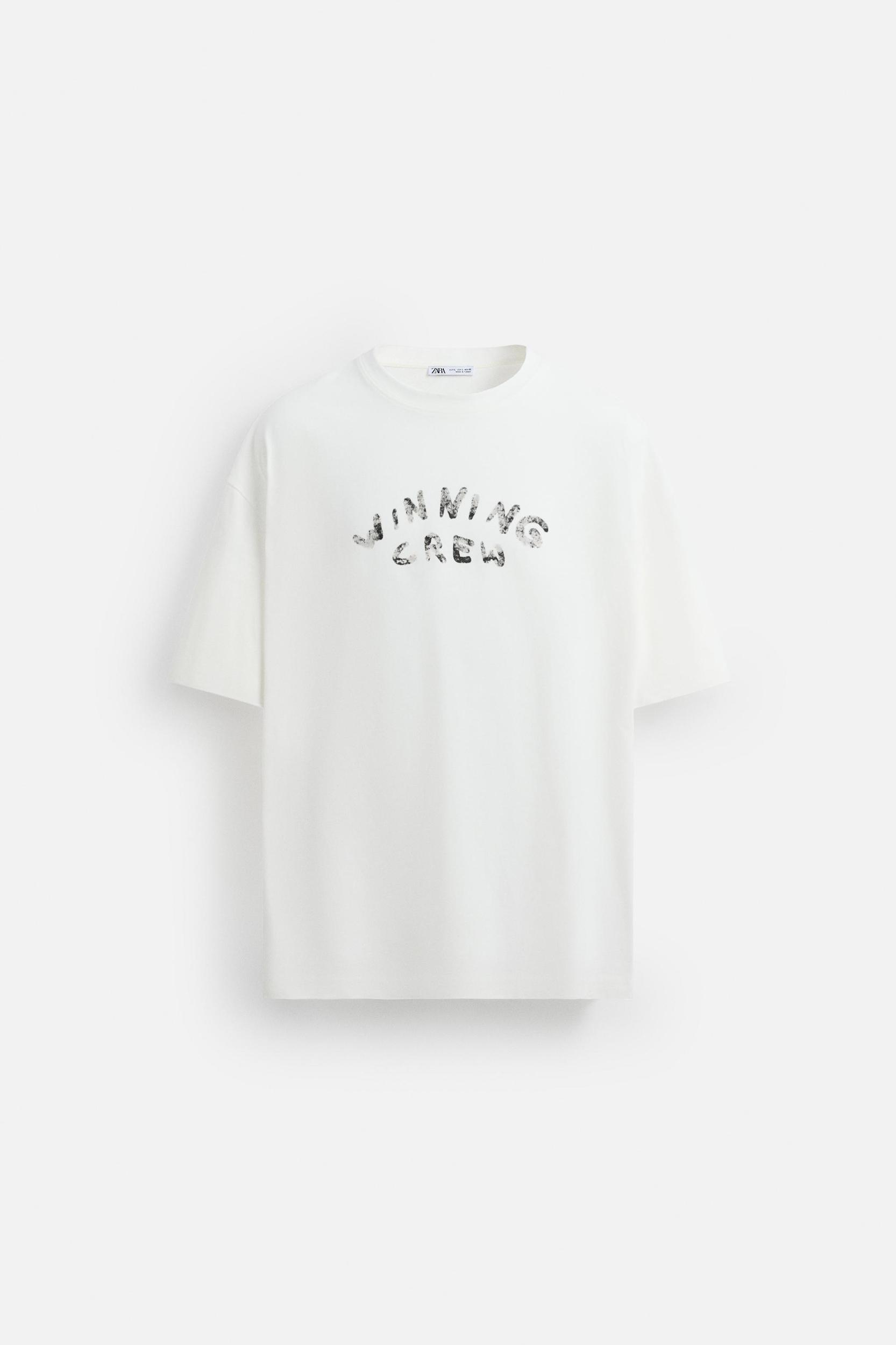 TEXT PRINT T-SHIRT Product Image