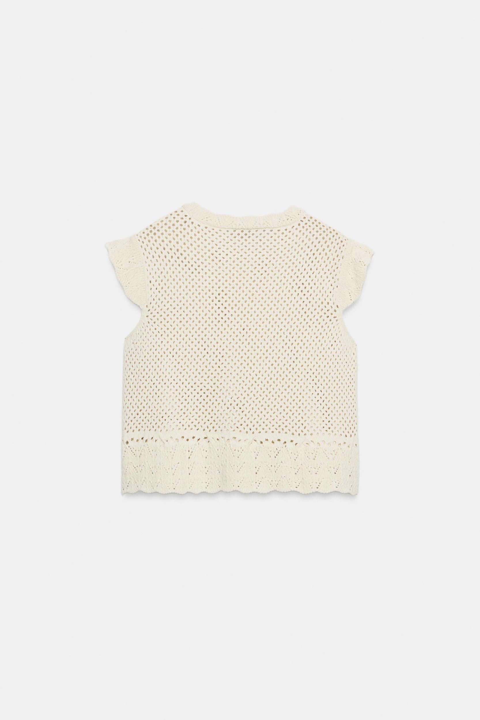 OPEN-KNIT TOP Product Image