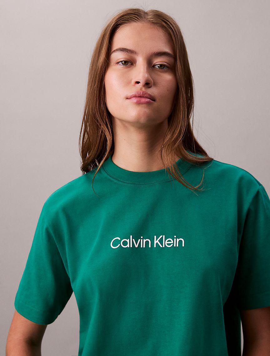 Standard Logo Boxy Fit Crewneck T-Shirt Product Image