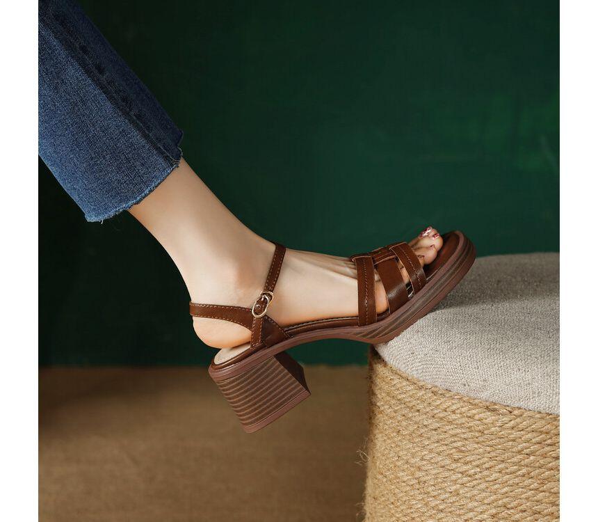 Block Heel Sandals Product Image