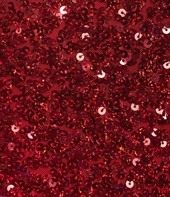 B. Darlin Bungee Spaghetti Strap Sleeveless Sequins Bodycon Dress Product Image