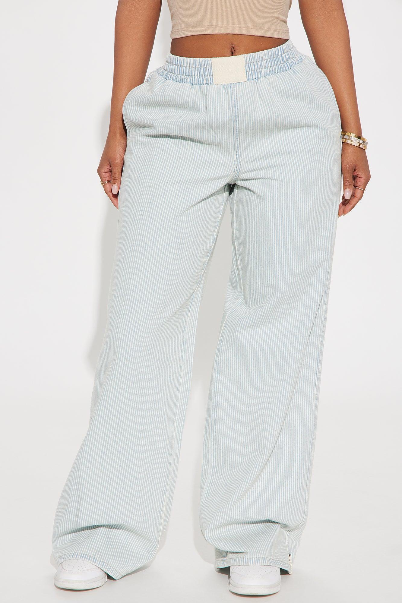 On My Way Out Baggy Relaxed Jeans - Light Wash Product Image