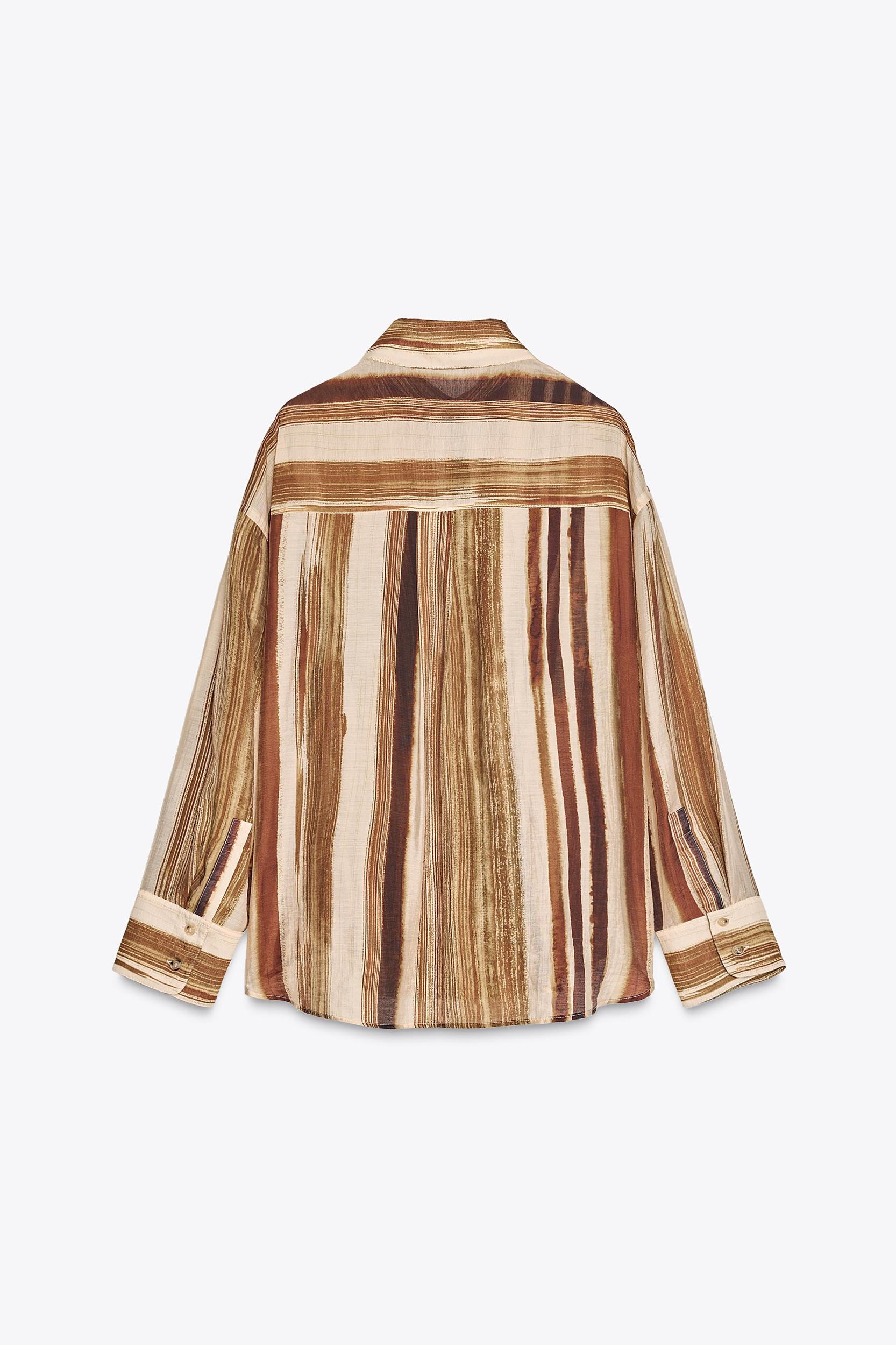 OVERSIZED STRIPED SHIRT Product Image