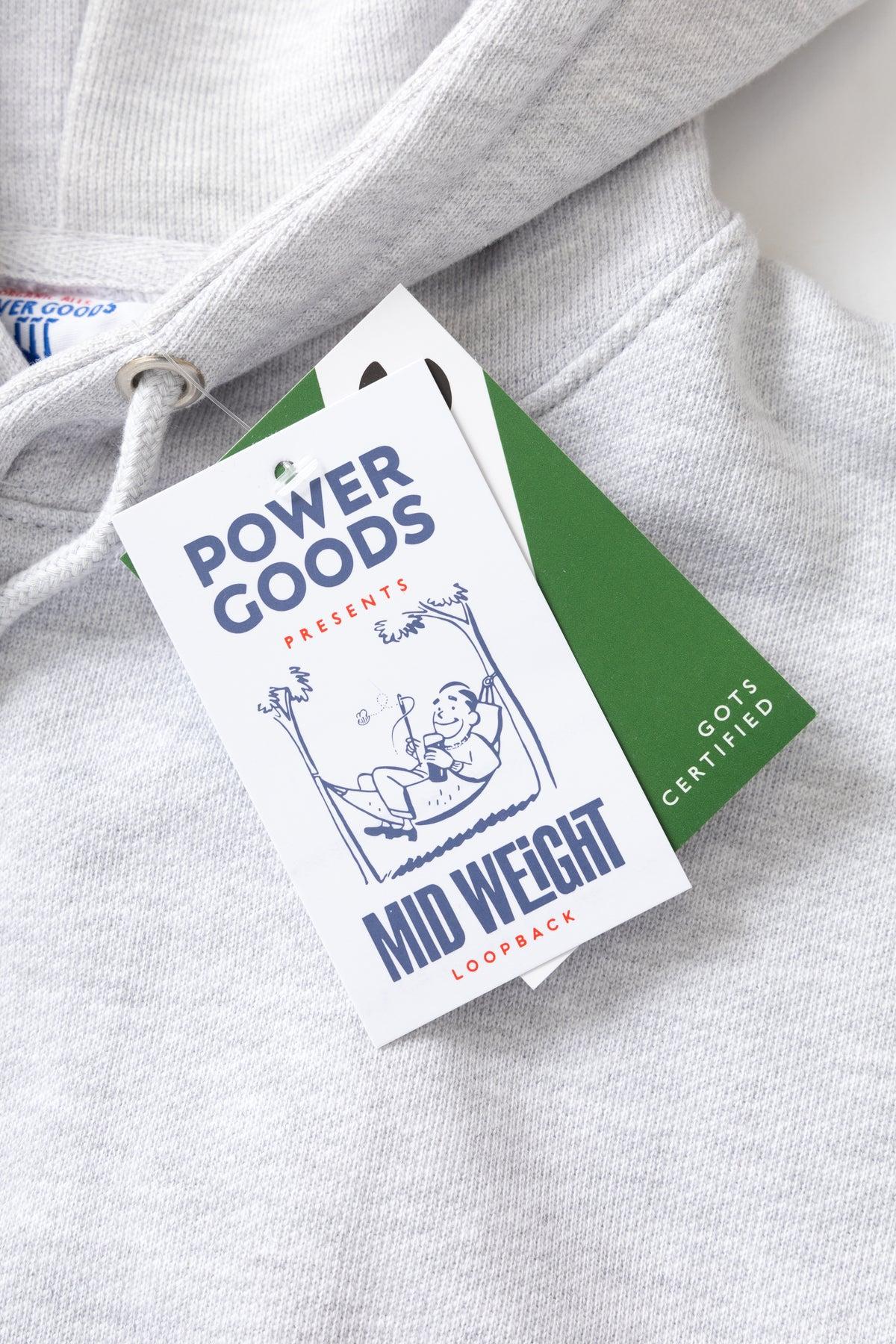 Power Goods - Loopback Hoodie - Ash Product Image