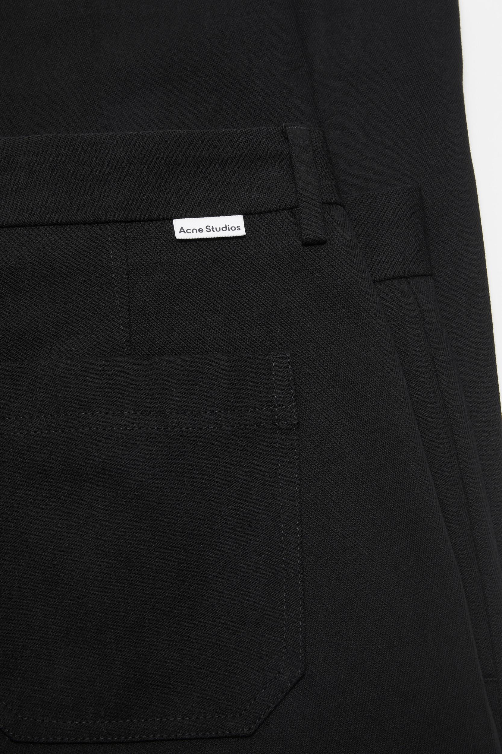 Twill cotton-blend trousers Product Image