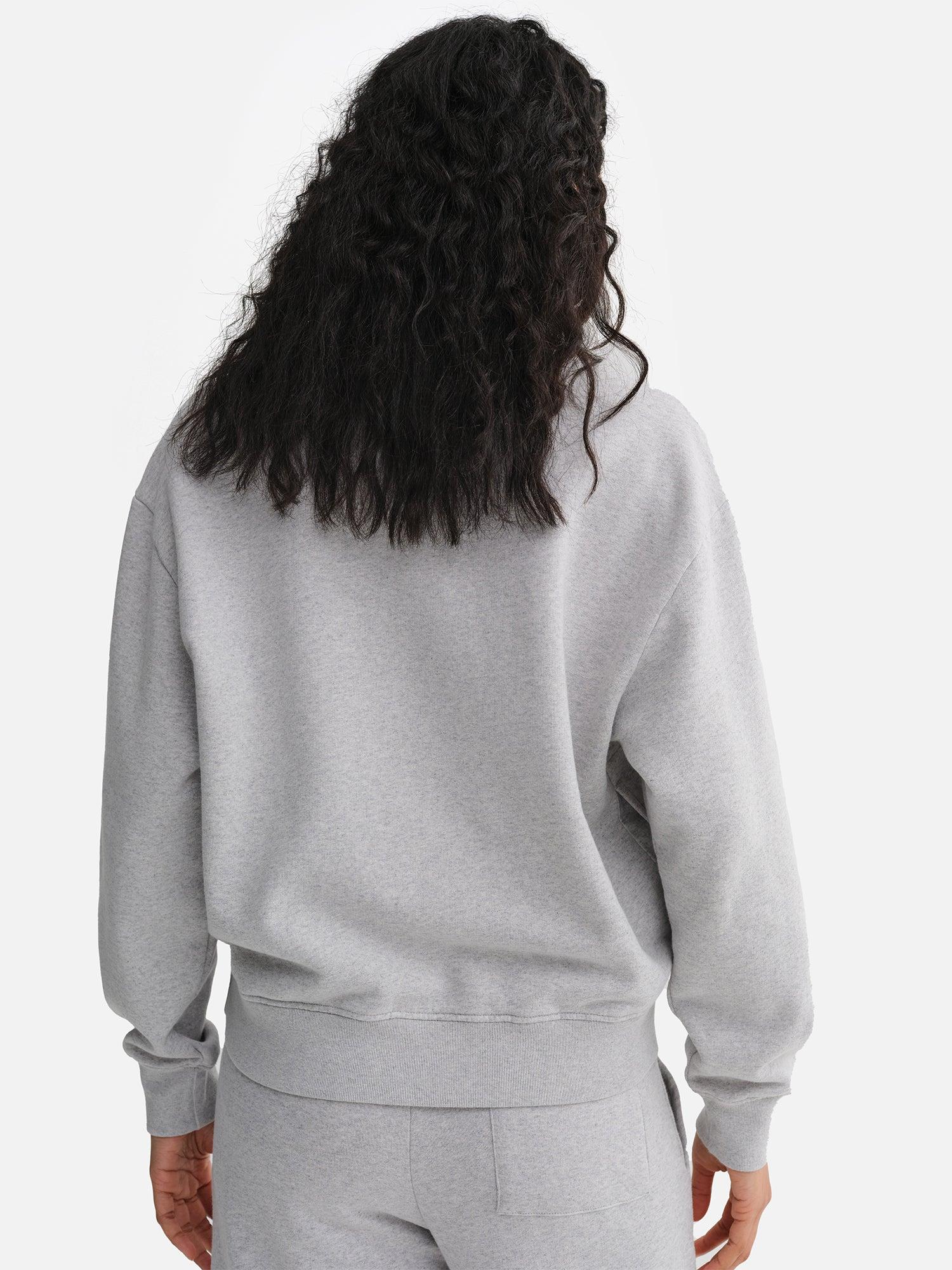Organic Fleece Quarter Zip Sweatshirt Female Product Image