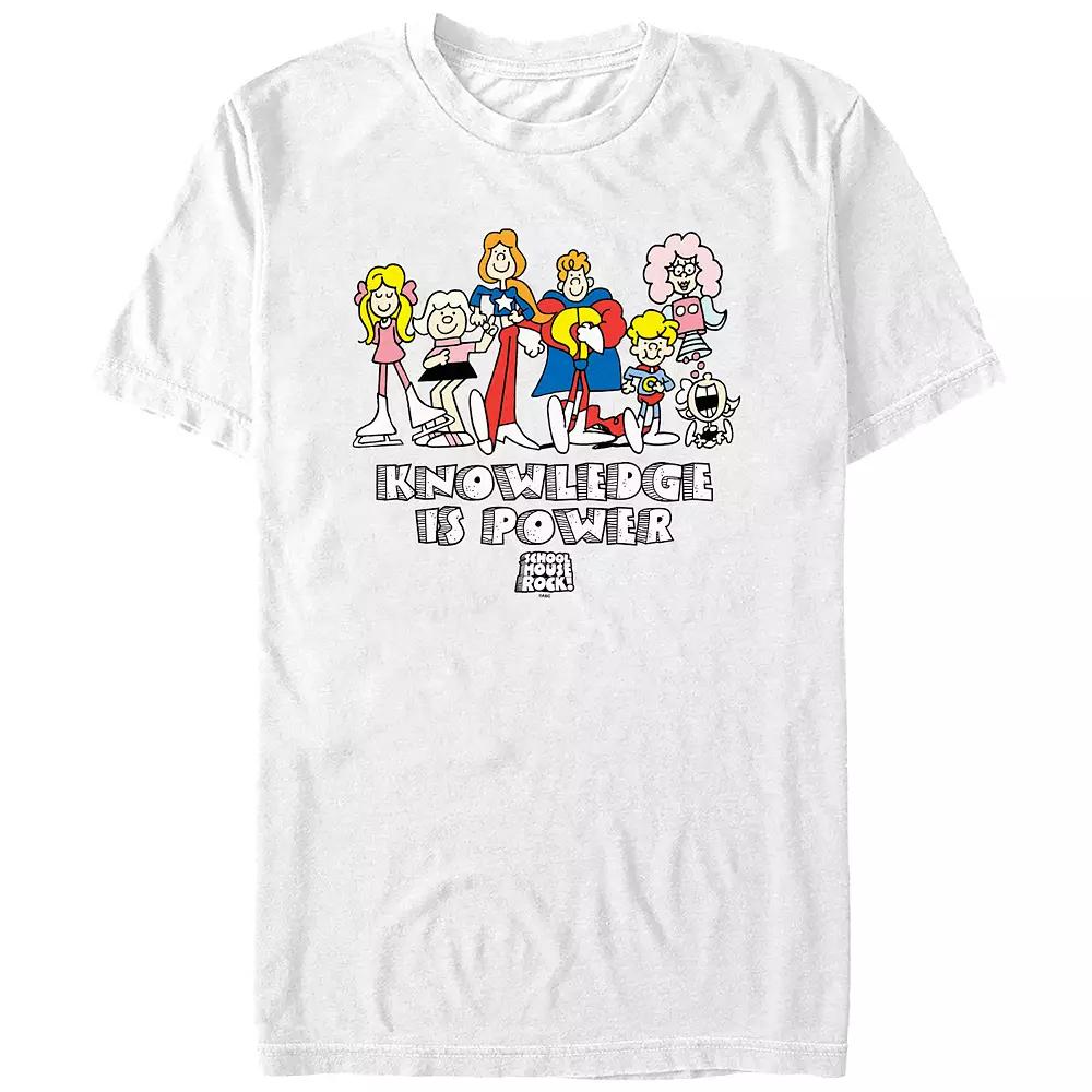 Men's Schoolhouse Rock! Knowledge Is Power Group Graphic Tee,  Product Image