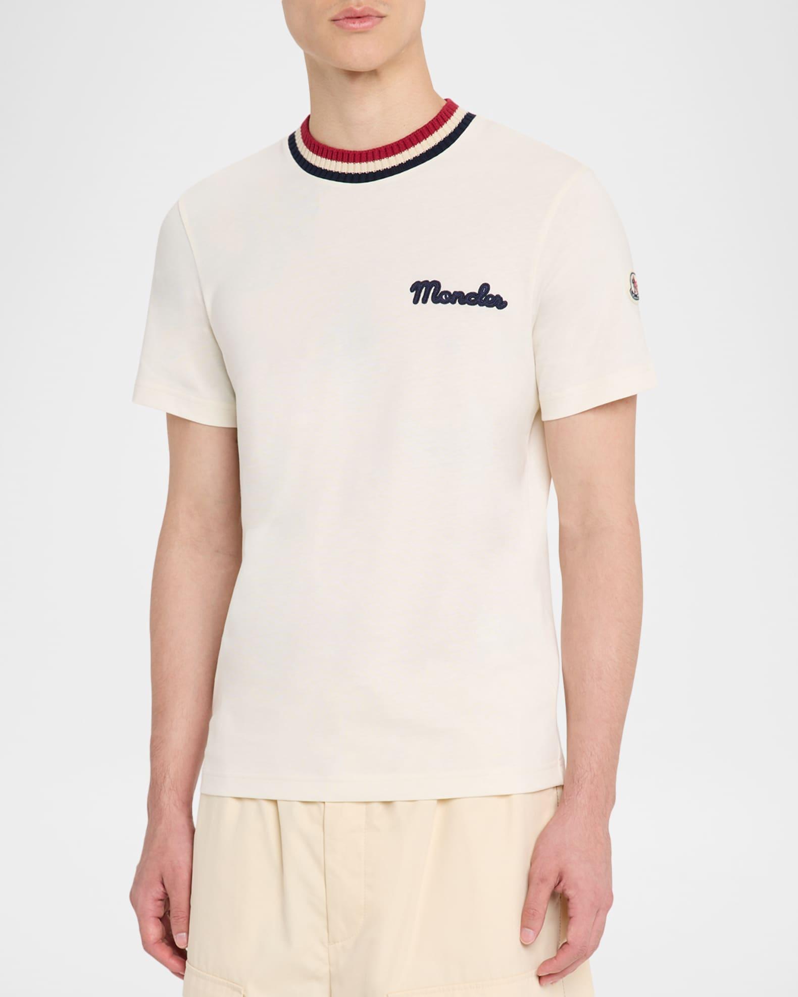 Men's Jersey Stripe-Ribbed Crewneck T-Shirt Product Image