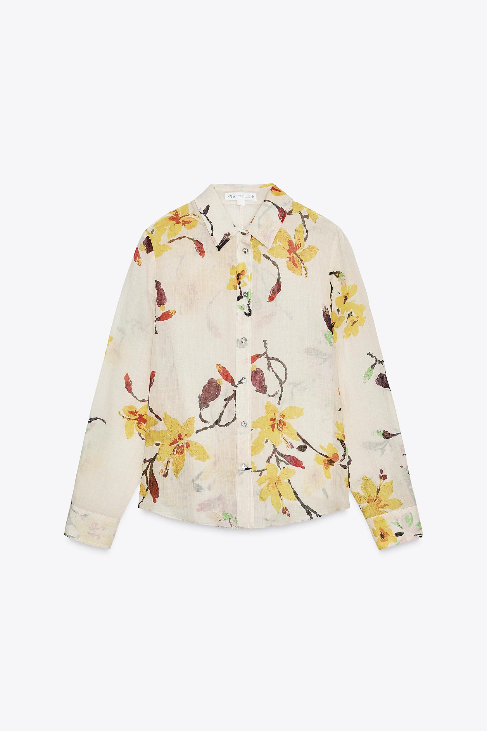 ZW COLLECTION RAMIE FLORAL SHIRT Product Image