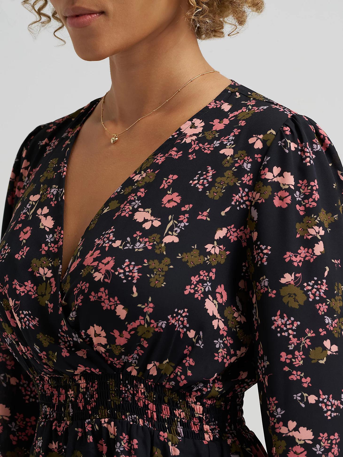 Women's Long Sleeve Floral Ruffle Dress | Women's Skirts & Dresses | Lee® Product Image