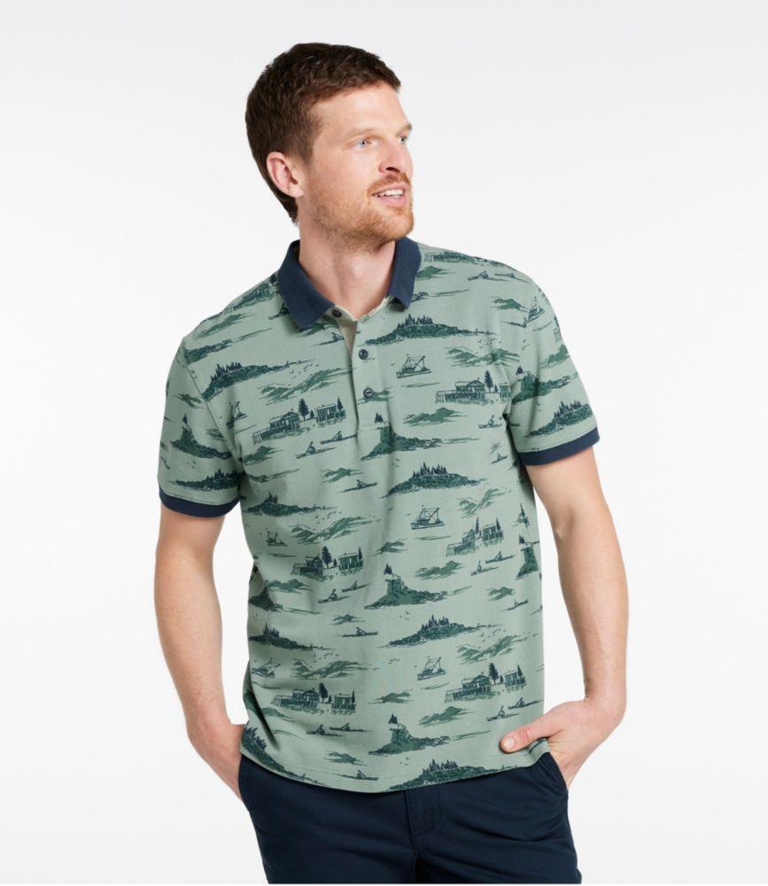 Men's Casco Bay Rugged Polo, Short-Sleeve, Print Product Image