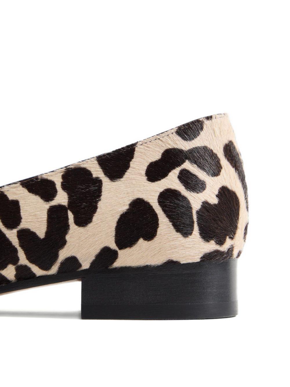 leopard print ballet flats Product Image