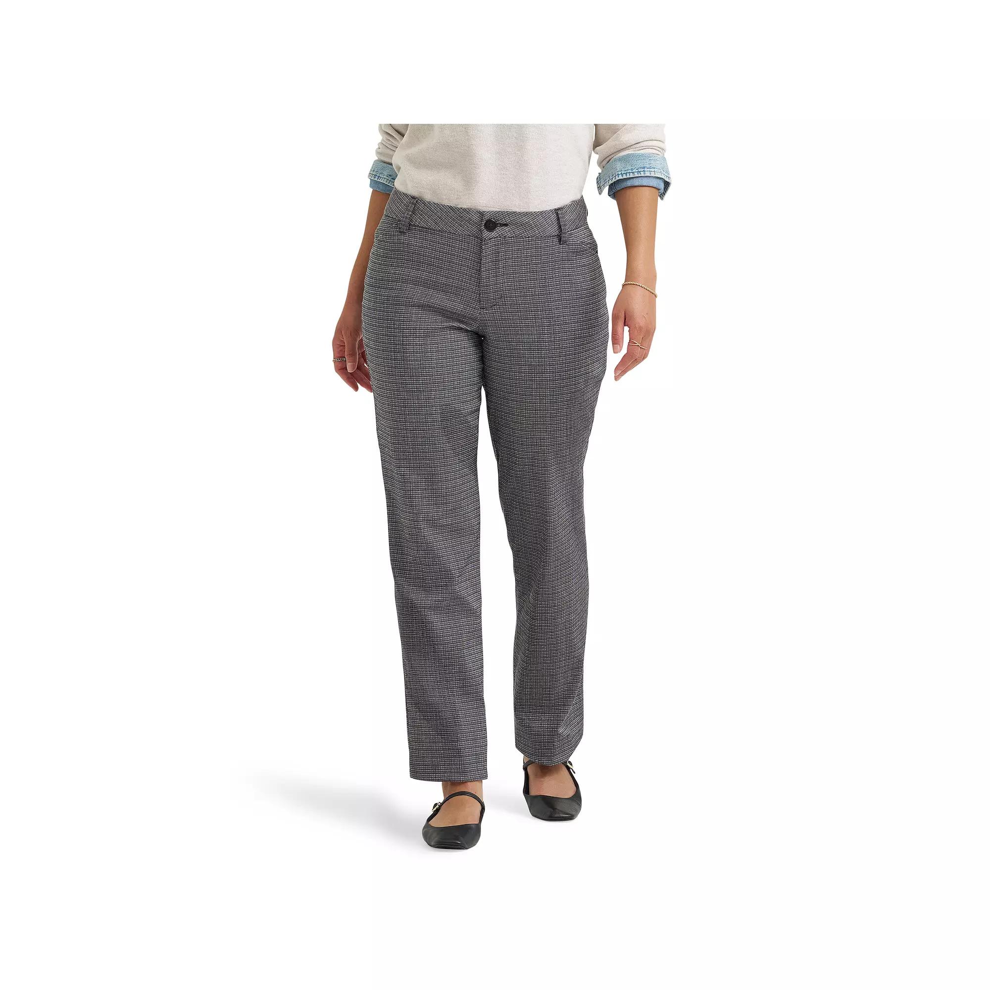 Women's Lee® Wrinkle-Free Relaxed Fit Straight-Leg Pants,  Product Image