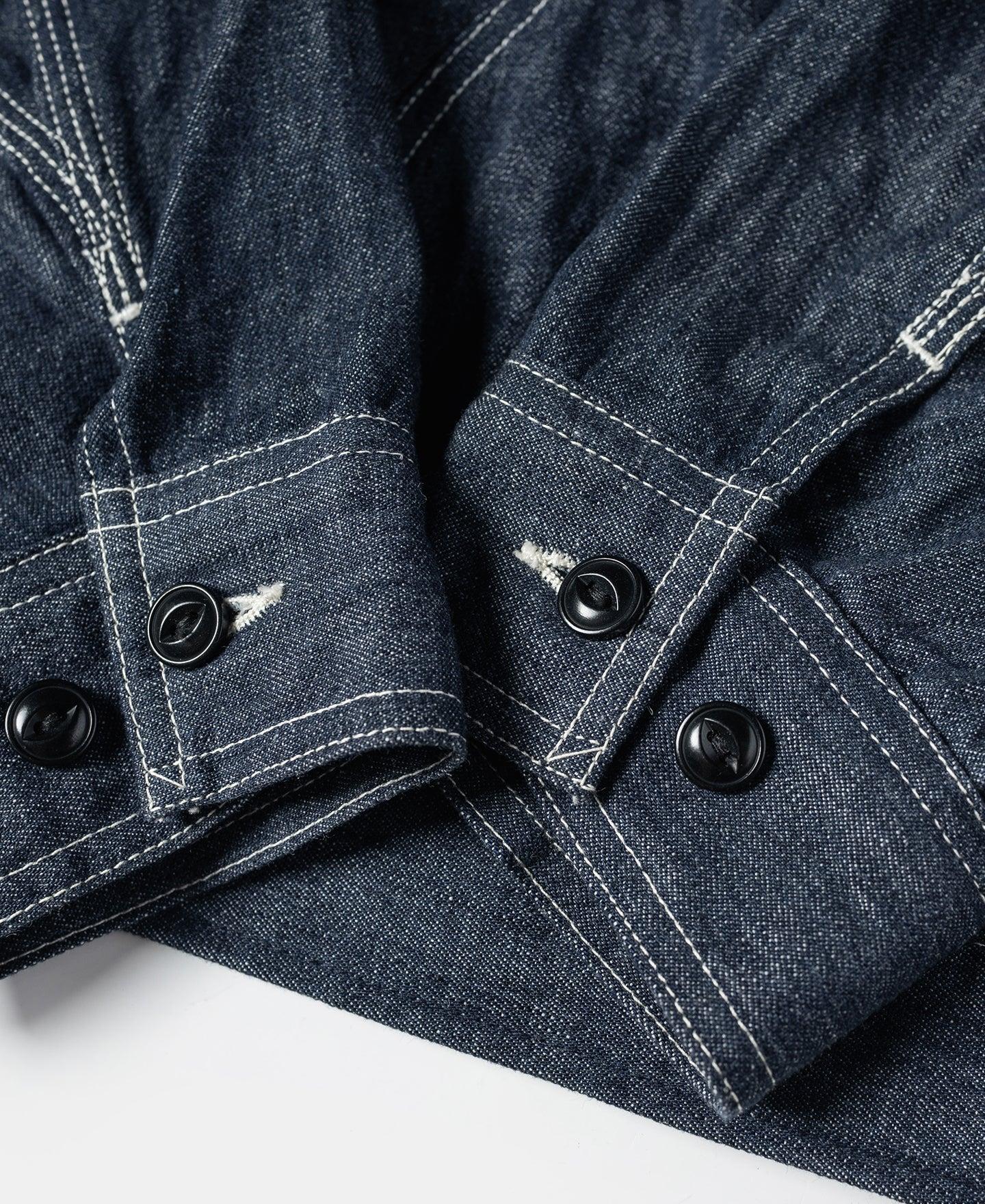 1960s Zip Up Denim Work Jacket Product Image