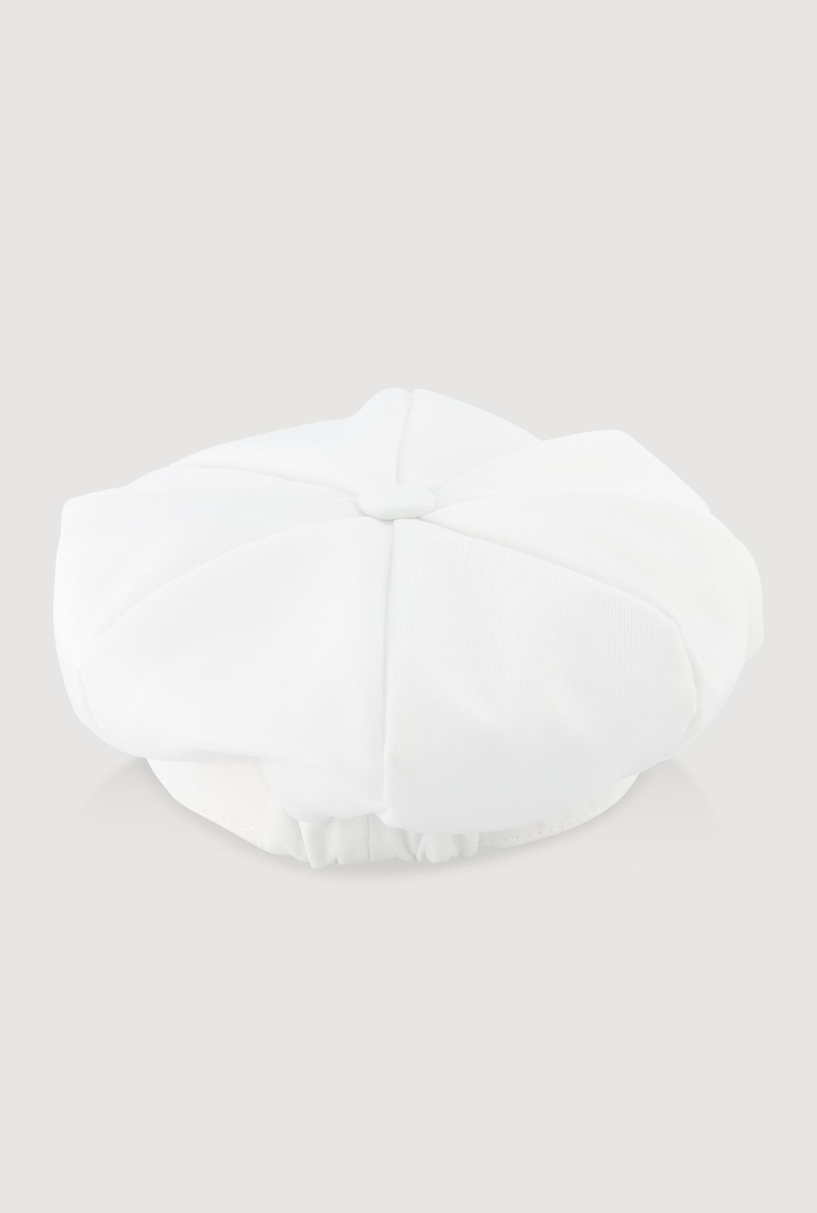 Rhinestone Curb Chain Detail Cabbie Hat Female Product Image