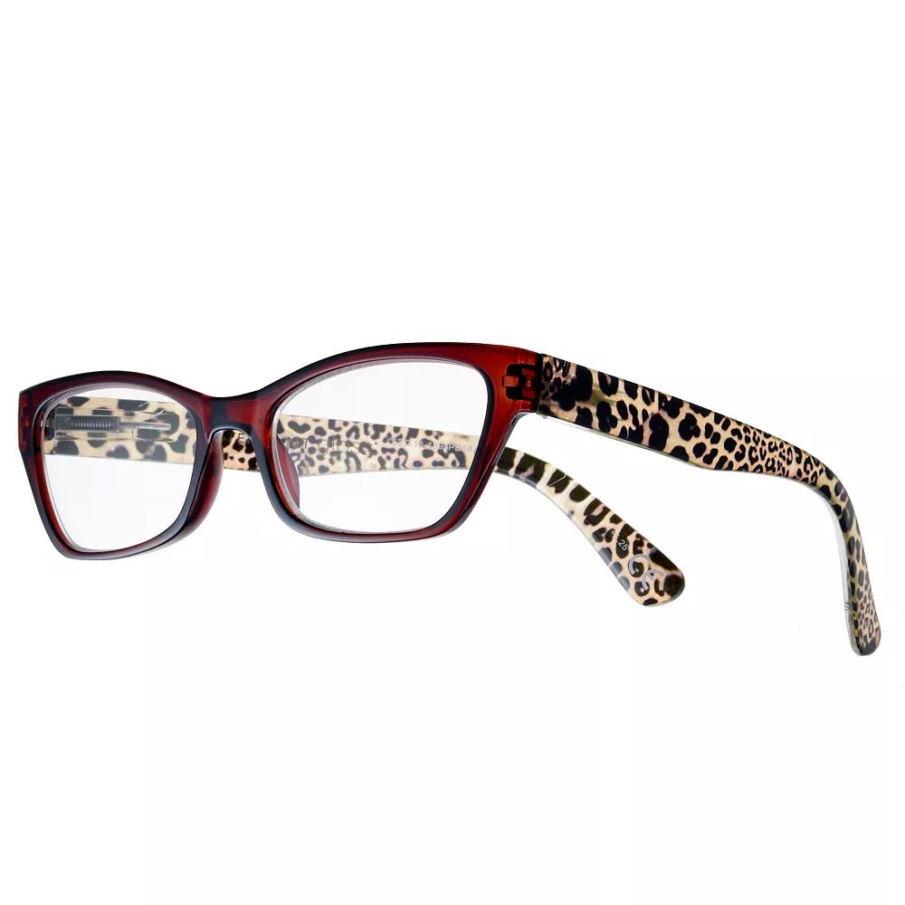 Women's Modera by Foster Grant Marcia Leopard Cat-Eye Reading Glasses,  Product Image
