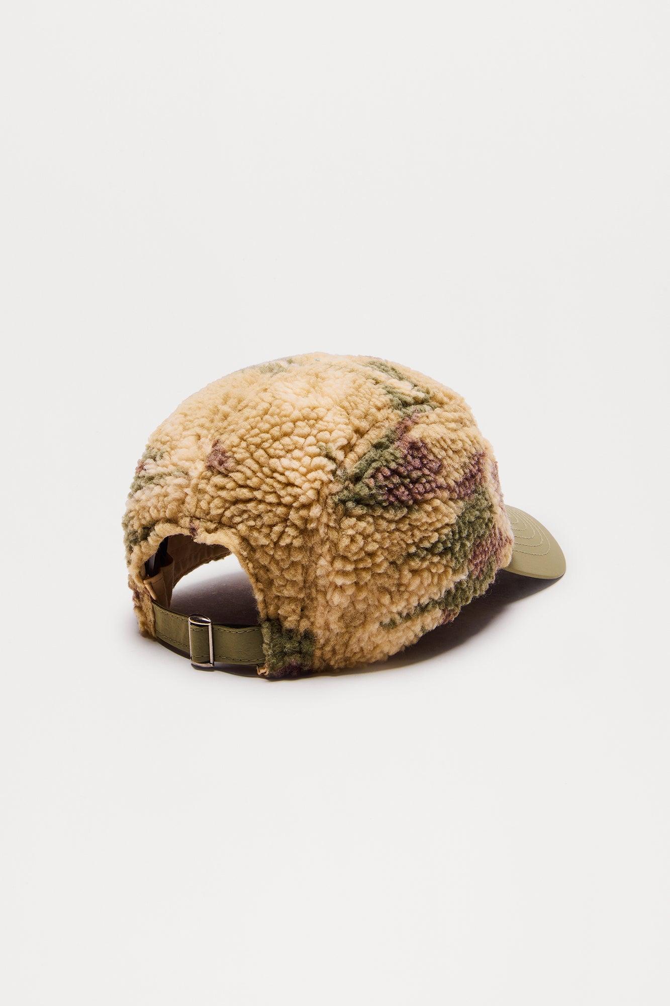 Camo Sherpa 5 Panel Hat - Green/combo Product Image