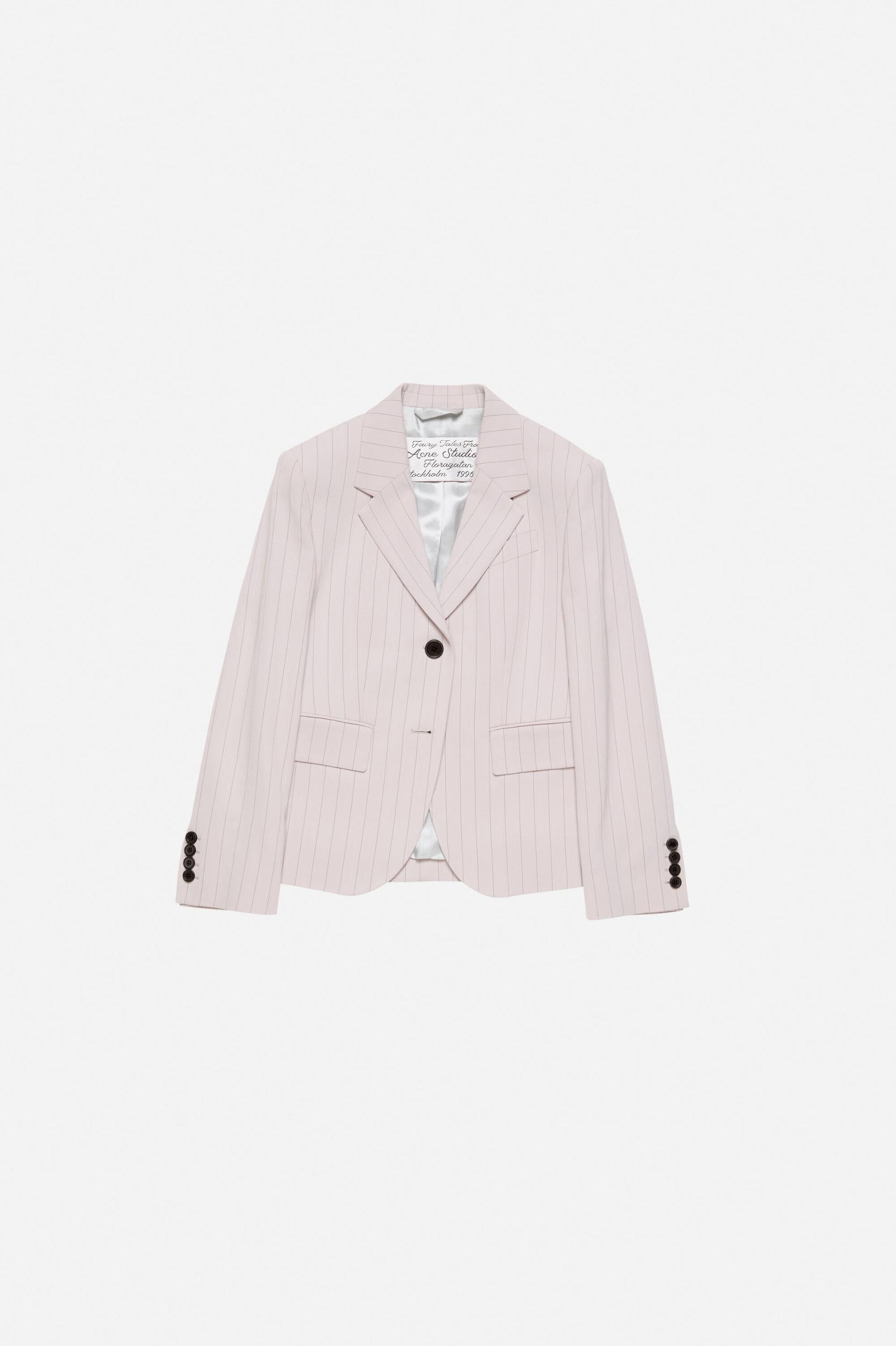 Single-breasted pinstripe jacket Product Image