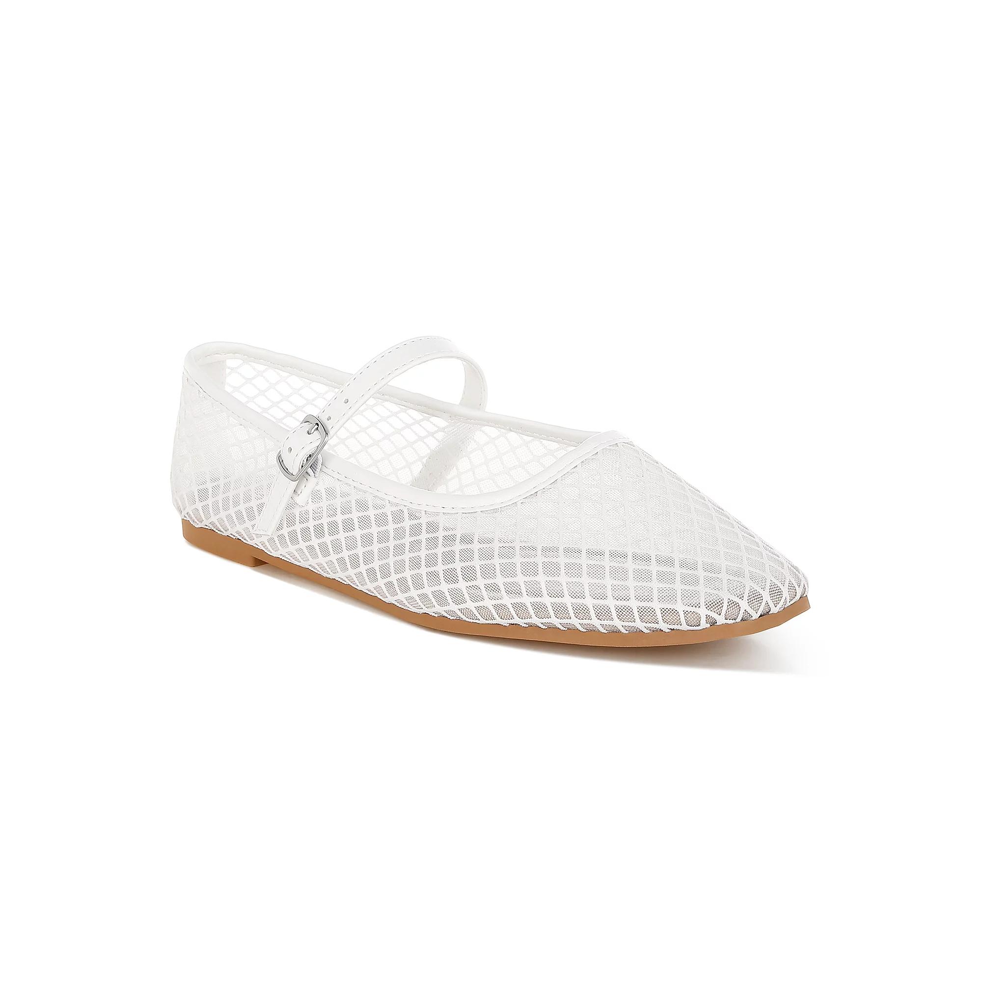 London Rag Averona Women's Ballet Flats, Size: 7, White Product Image