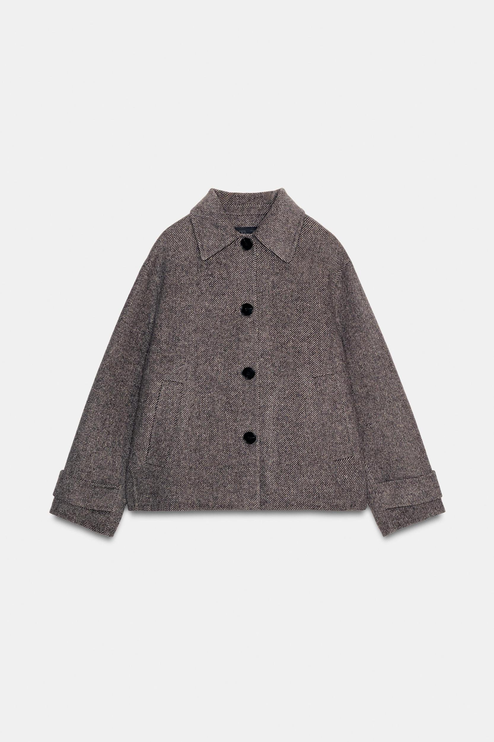 SHORT WOOL COAT Product Image