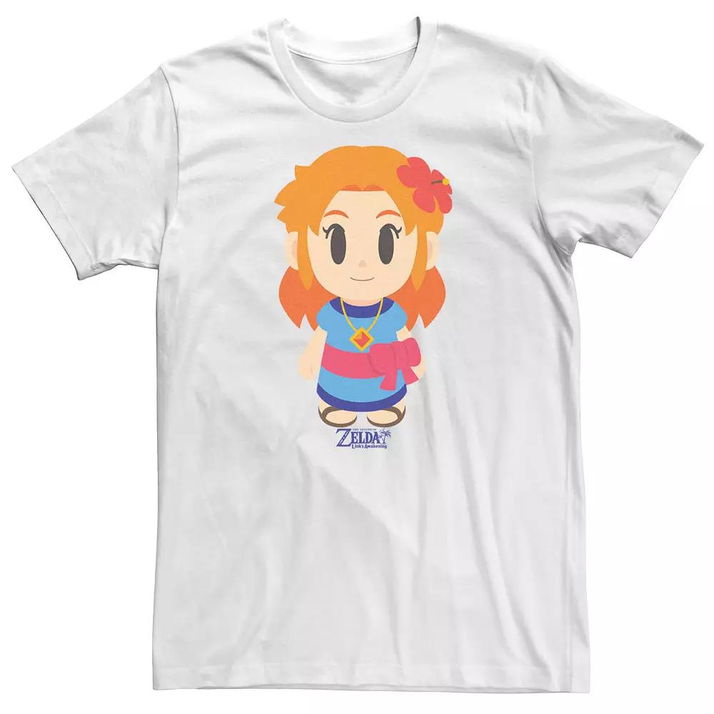 Men's Nintendo Link's Awakening Zelda Full Color Short Sleeve Tee, Size: 3XL, White Product Image