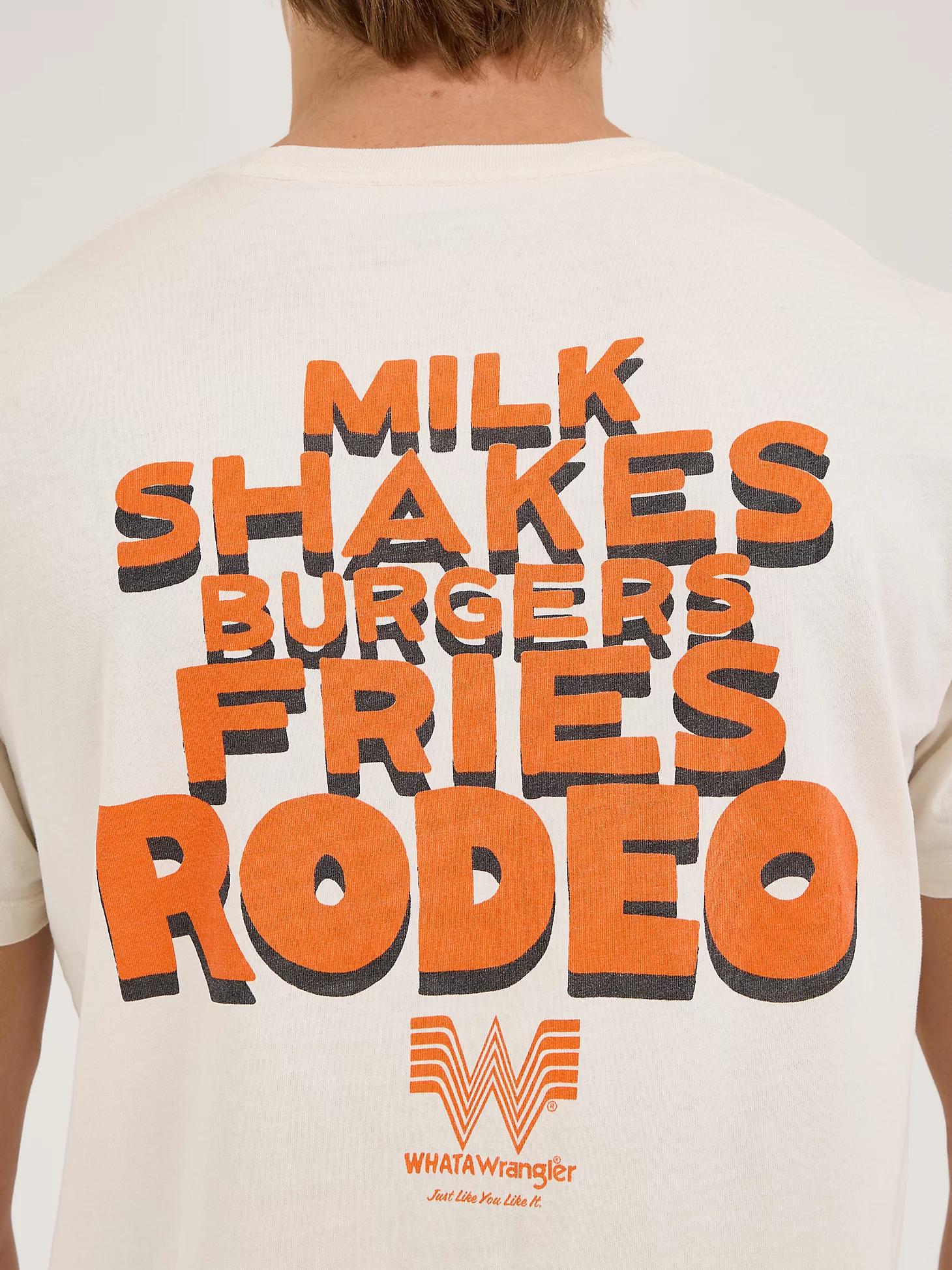 Wrangler x Whataburger Men's Cowboy Graphic T-Shirt in Faded Product Image