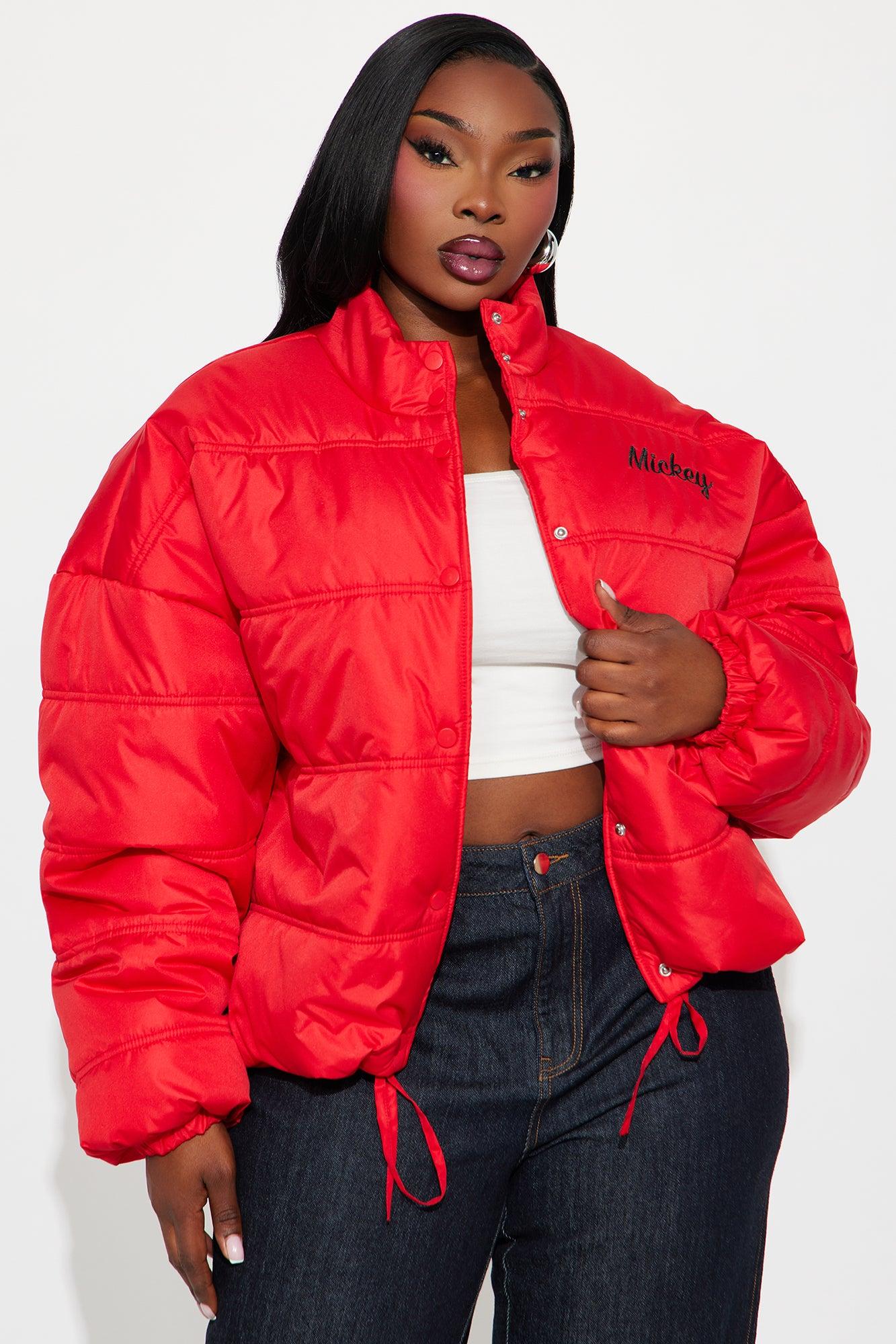 Mickey Magic Puffer Jacket - Red Product Image