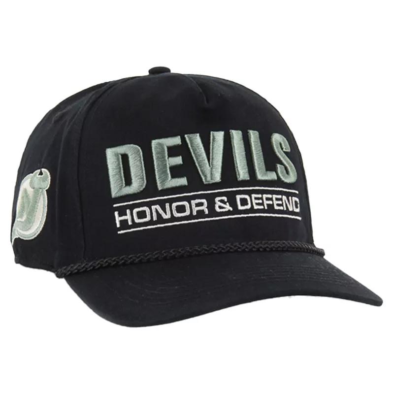 Men's '47 Black New Jersey Devils OHT Military Appreciation Homeland Honor and Defend Hitch Adjustable Hat, Nhl Black Product Image