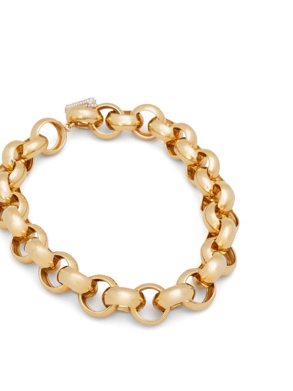 crystal-embellished chain necklace Product Image