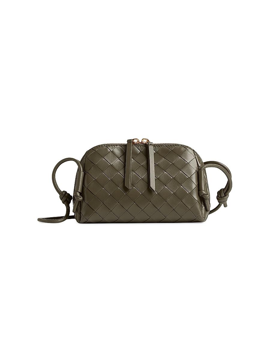 Womens Intrecciato Nappa Leather Pouch Product Image