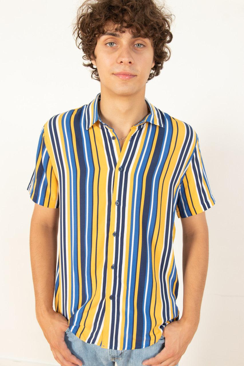 Sunny Stripes Button Up Shirt Product Image