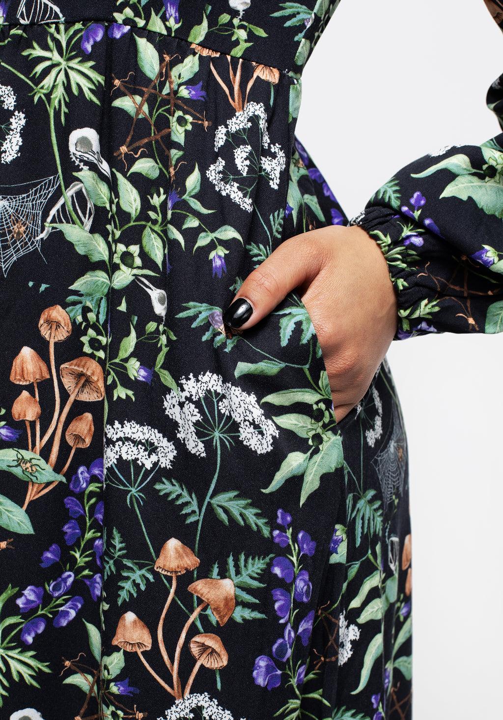 Vesna Button Up Midi Dress Product Image