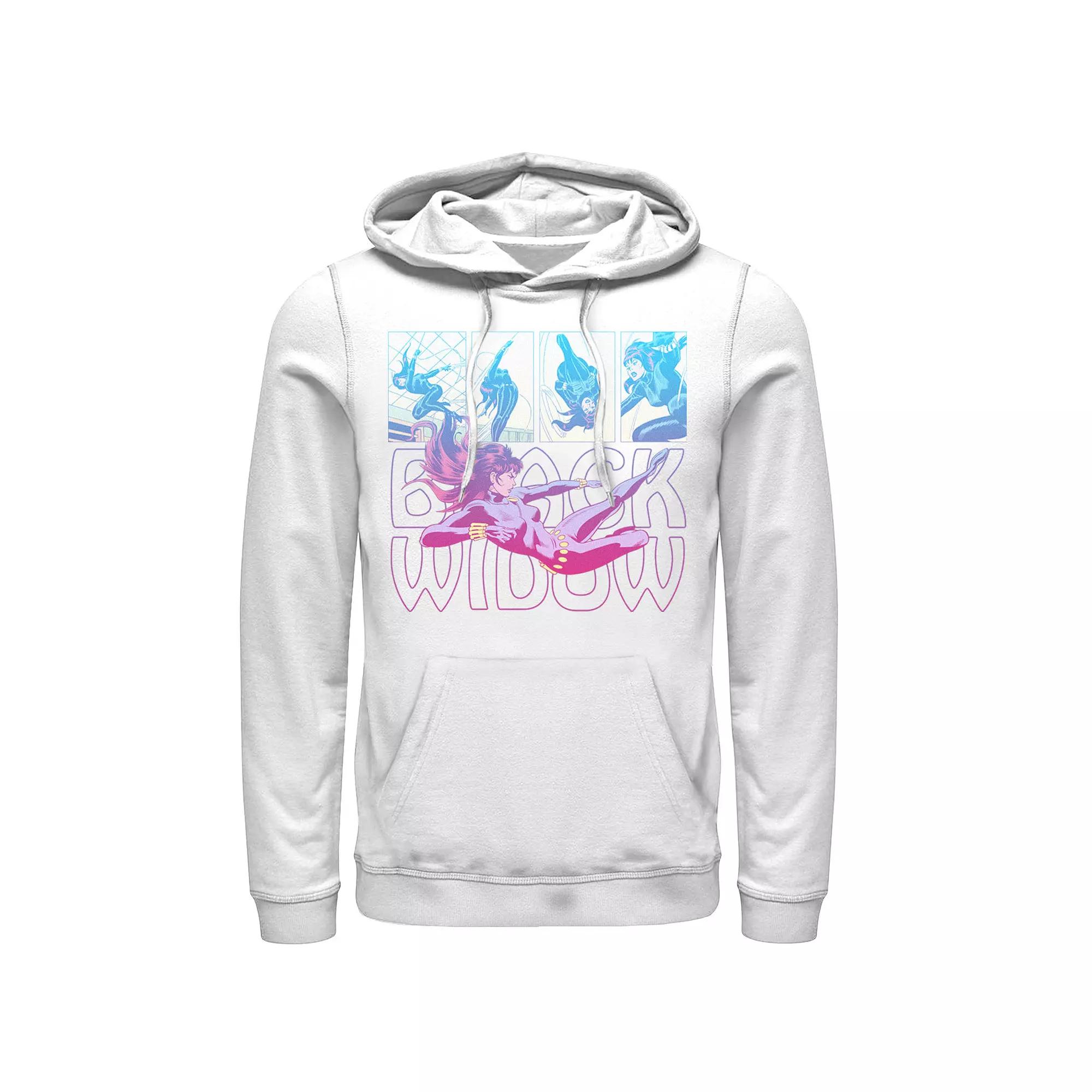 Men's Marvel Black Widow Panels Hoodie,  Product Image