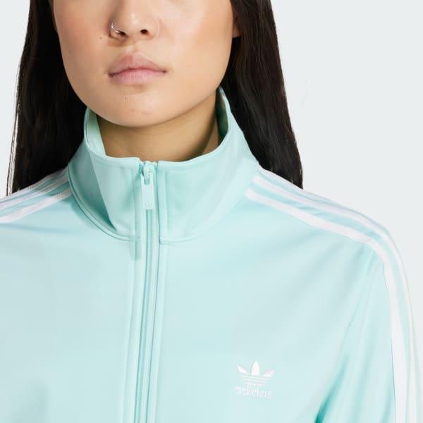 adidas Adicolor Classics Firebird Track Jacket Semi Flash Aqua M Womens Product Image