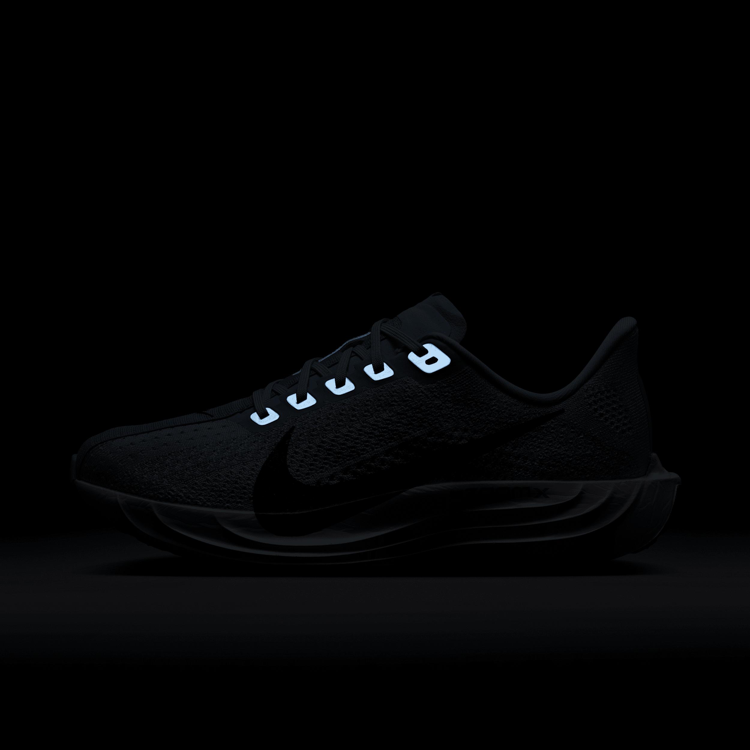 Nike Womens Pegasus Plus Road Running Shoes in Aluminum/Black/Royal Pulse Product Image